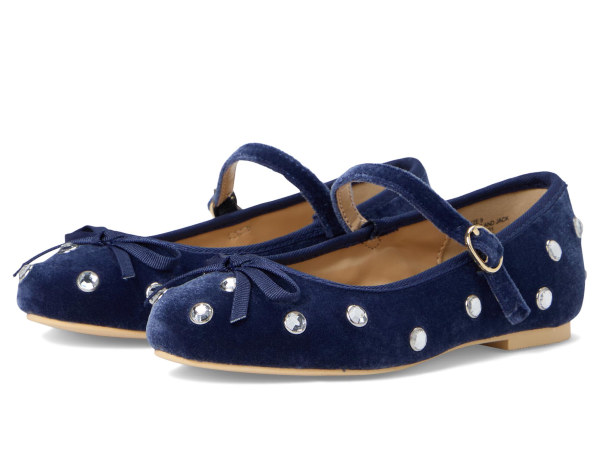 Детские сандалии Janie and Jack Velvet Jewel Flat Janie and Jack