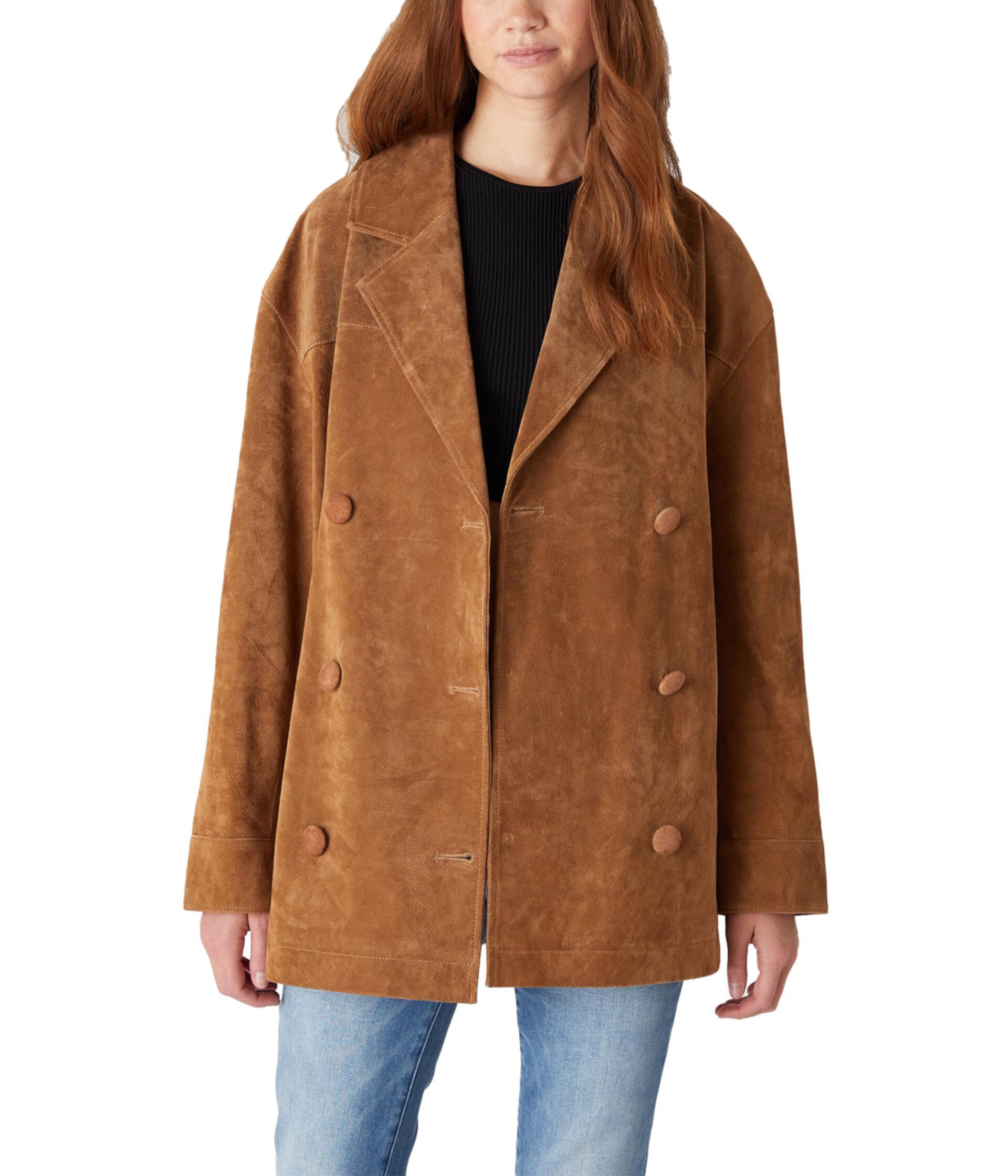 Женский Дождевик Blank NYC Real Suede Trench Coat Blank NYC