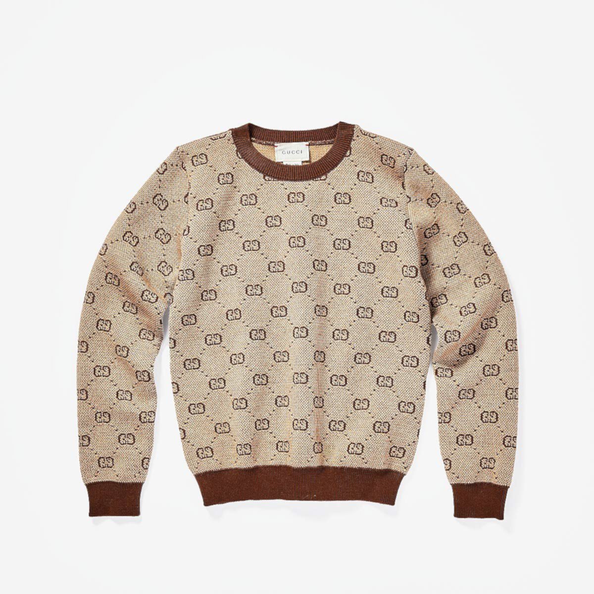 Детский Свитер GUCCI Double G Long Sleeve Crew Neck GUCCI