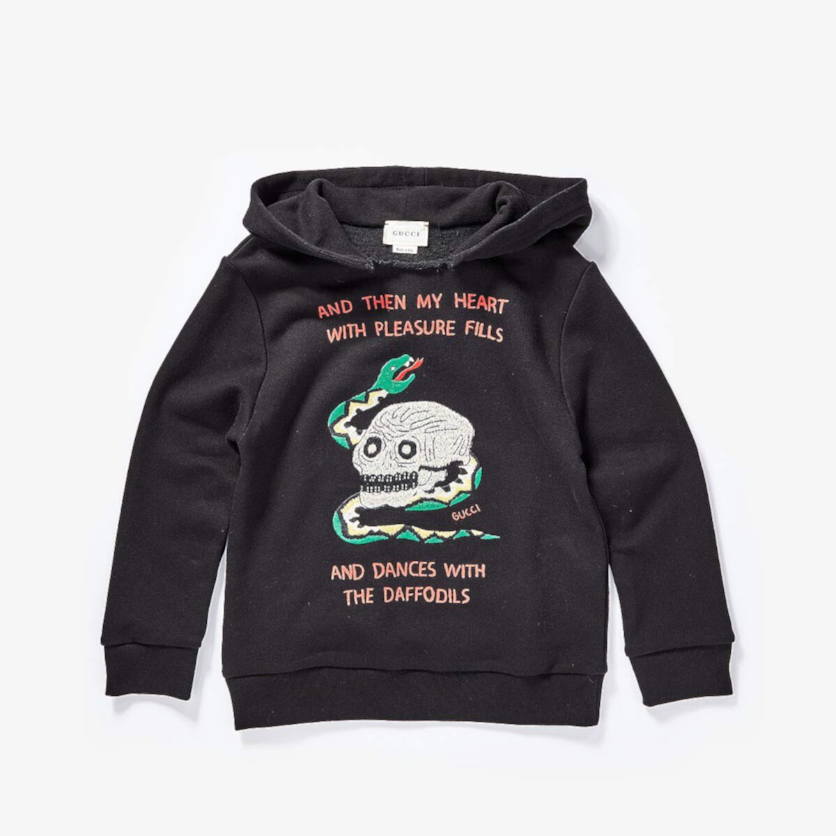 Детское Худи GUCCI GG Skull and Snake Pullover GUCCI