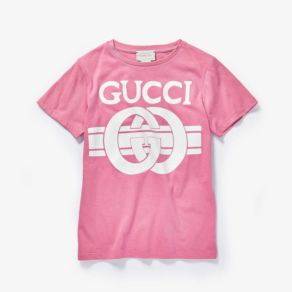 Детская Футболка GUCCI Graphic Logo T-Shirt 547559XJAHV GUCCI