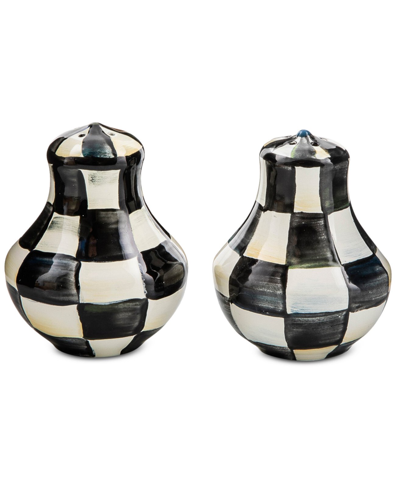 Courtly Check Salt & Pepper Shakers MacKenzie-Childs