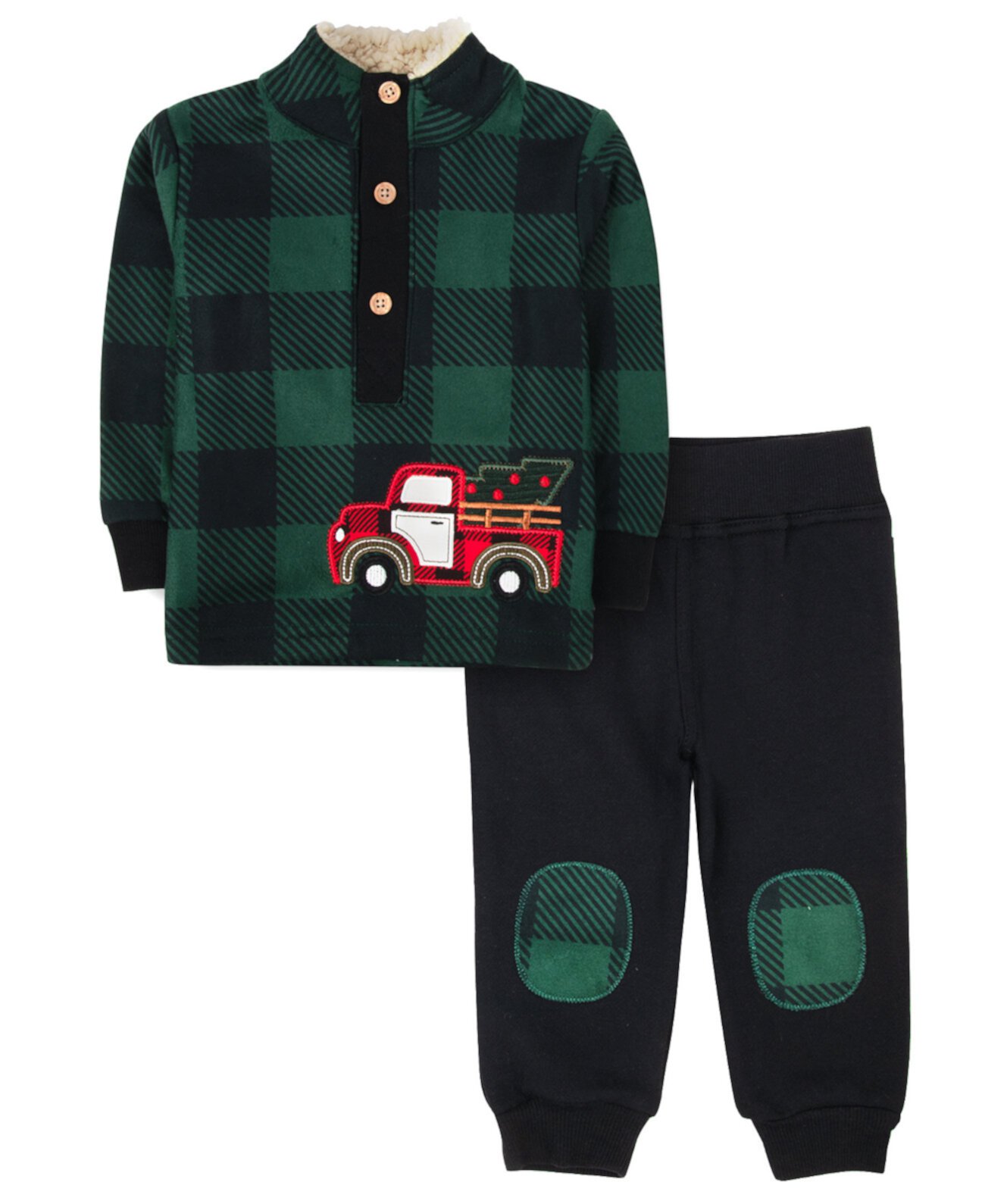 Мальчиковый Комплект Одежды Baby Essentials Buffalo Check Top & Pant, 2-Частный Набор Baby Essentials