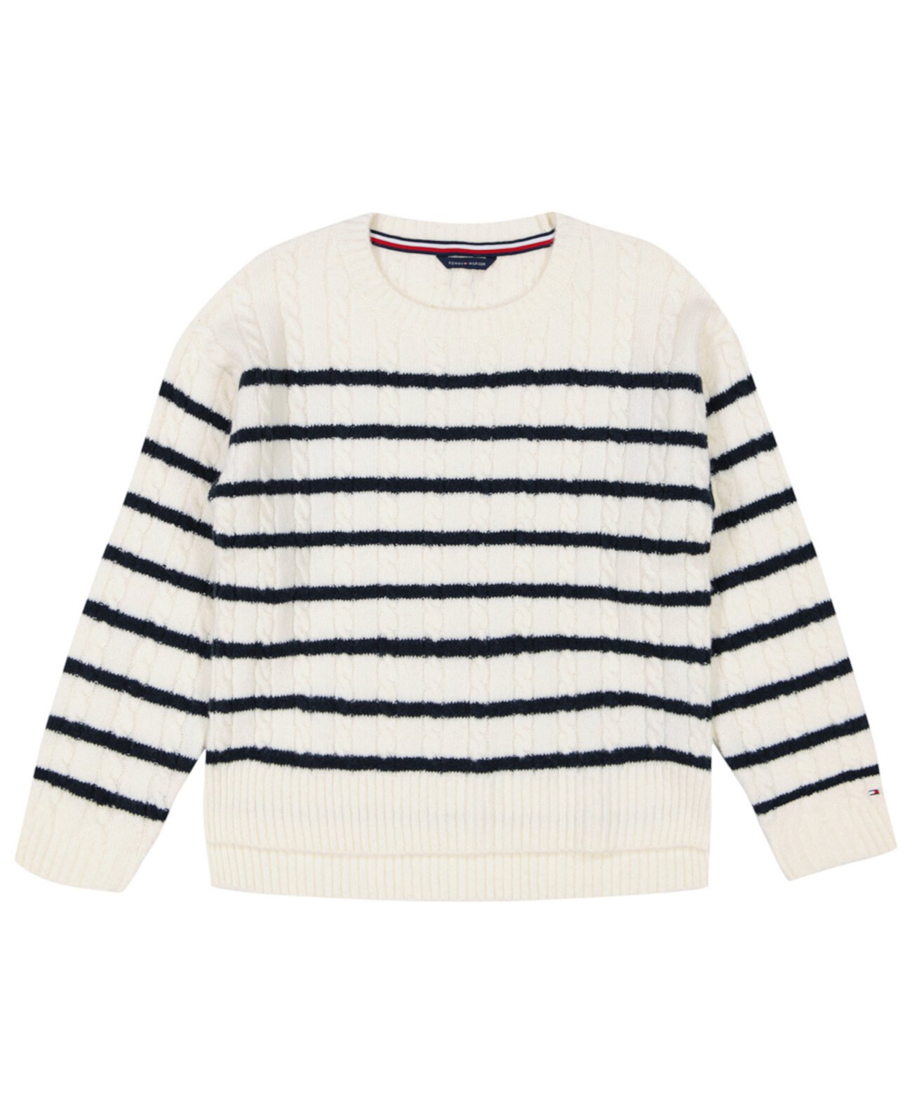 Детский Свитер Tommy Hilfiger Big Girls Stripe Cable Tommy Hilfiger