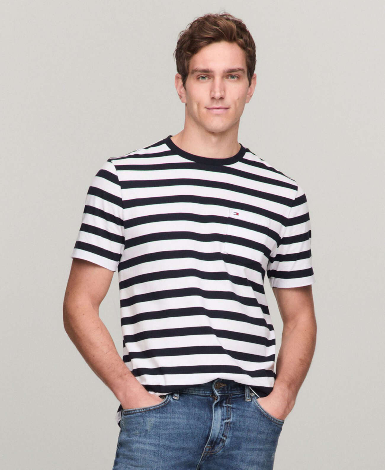 Мужская Футболка Tommy Hilfiger Essential Solid Pocket Tommy Hilfiger