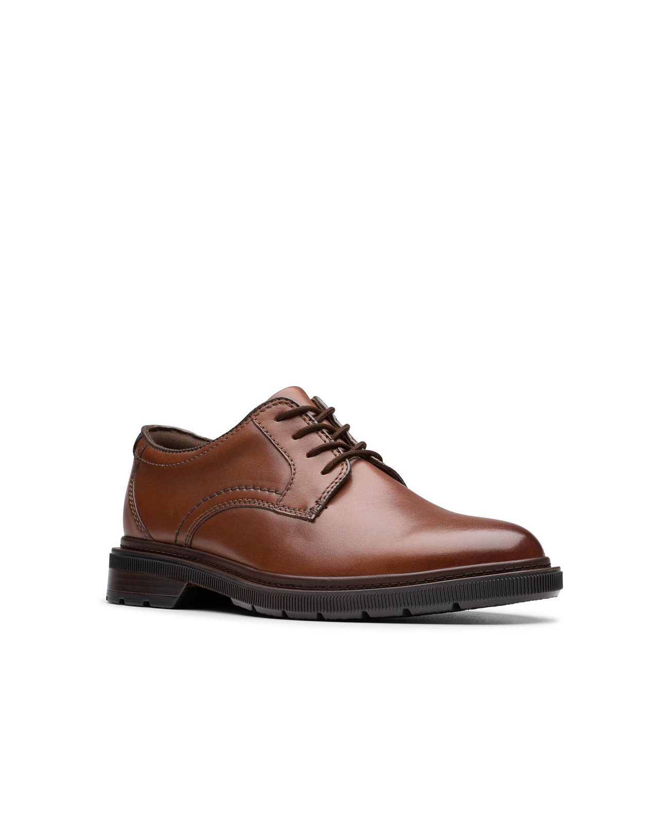 Мужские туфли Clarks Burchill Derby с ремешком и поддержкой свода стопы Clarks