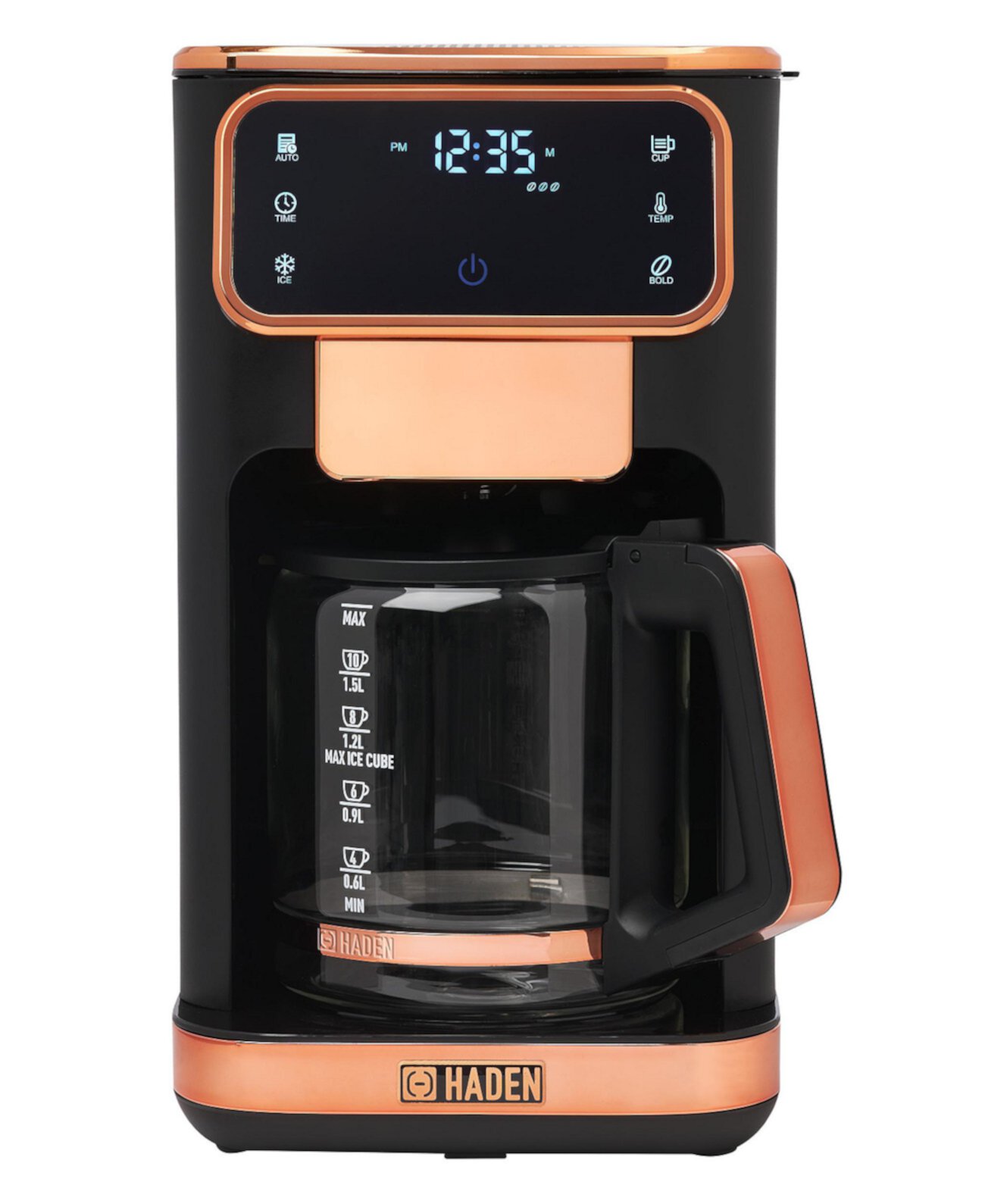 Dual Brew 12-Cup Hot Iced Digital Drip Coffee Maker Haden