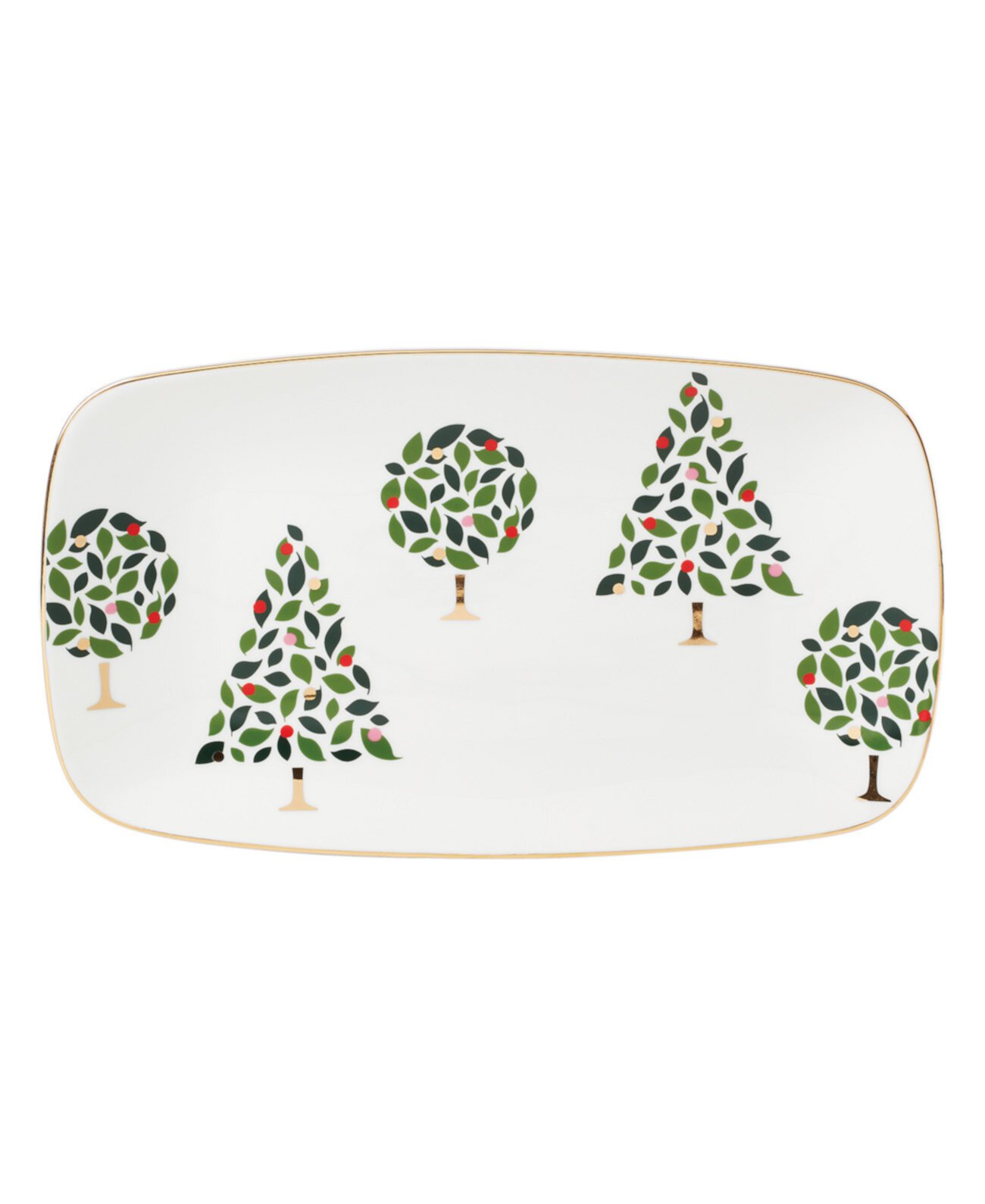 Evergreen Hors D'Oeuvres Tray Kate Spade New York