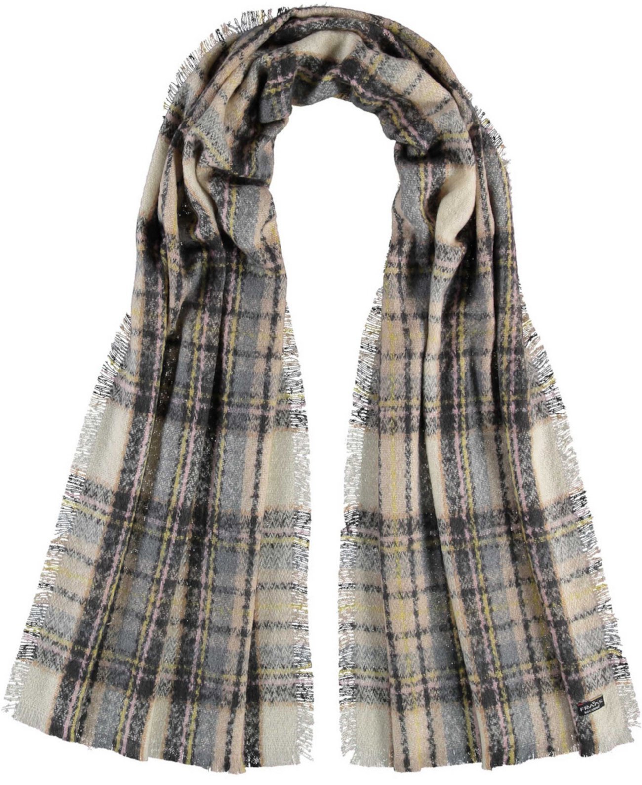 Длинный шарф FRAAS Tartan Boucle Oversized Wrap FRAAS