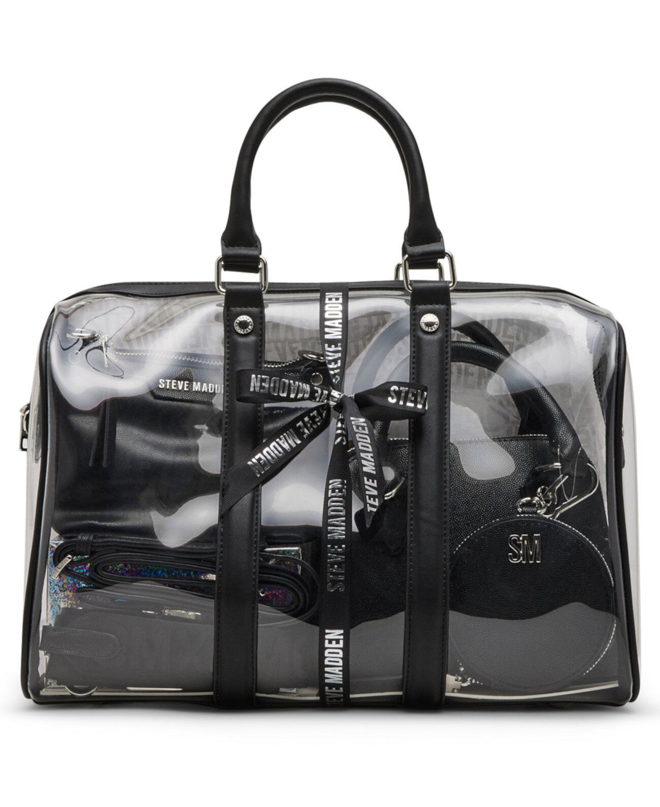 Сумка дорожная Steve Madden Warren Clear Duffle Bag Gift Set Steve Madden