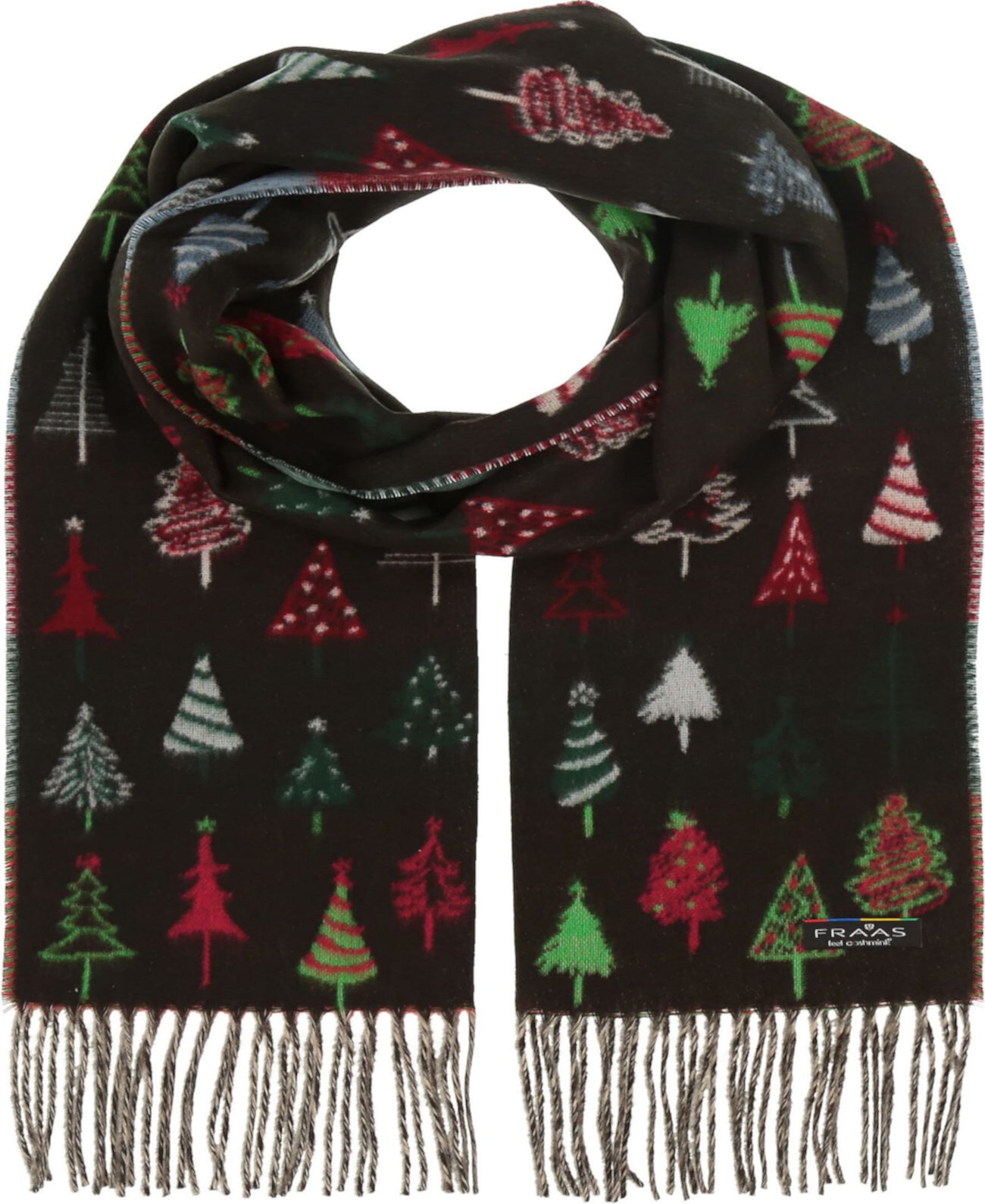 Длинный шарф FRAAS Fir Trees Christmas Cash Mink FRAAS