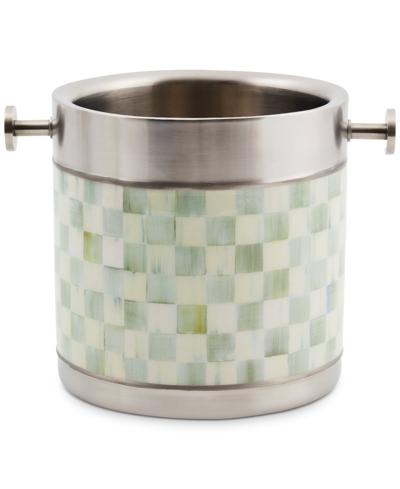 Sterling Check 3260 Ice Bucket MacKenzie-Childs