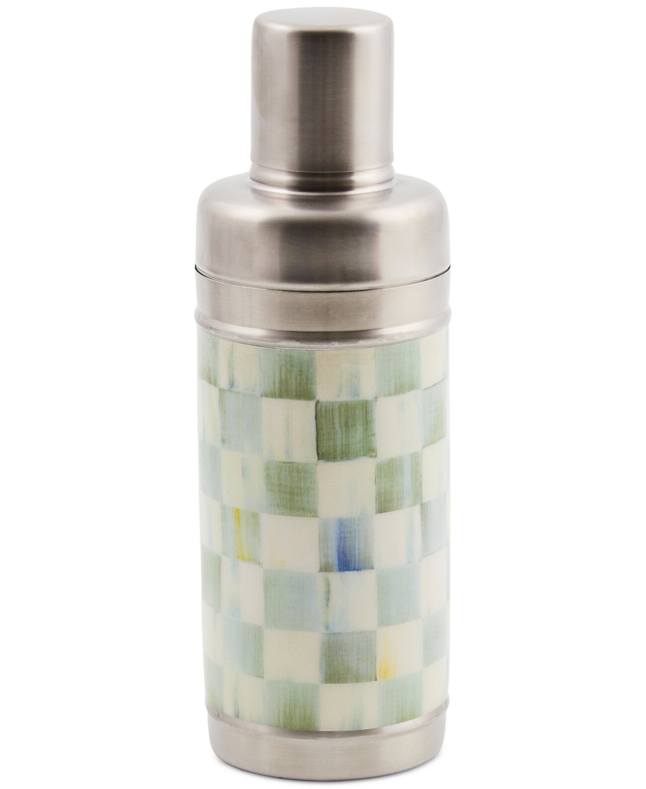 Mackenzie- Childs Sterling Check 3260 Cocktail Shaker MacKenzie-Childs