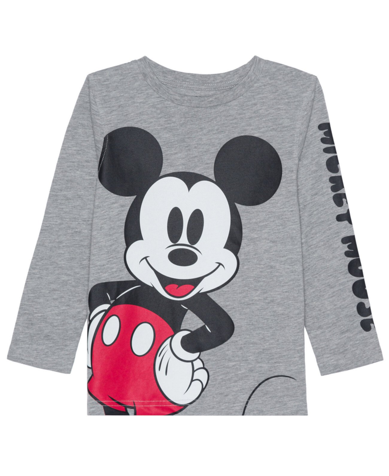 Мальчиковая Футболка Mickey Mouse Длинный Рукав с Графикой Mickey Mouse