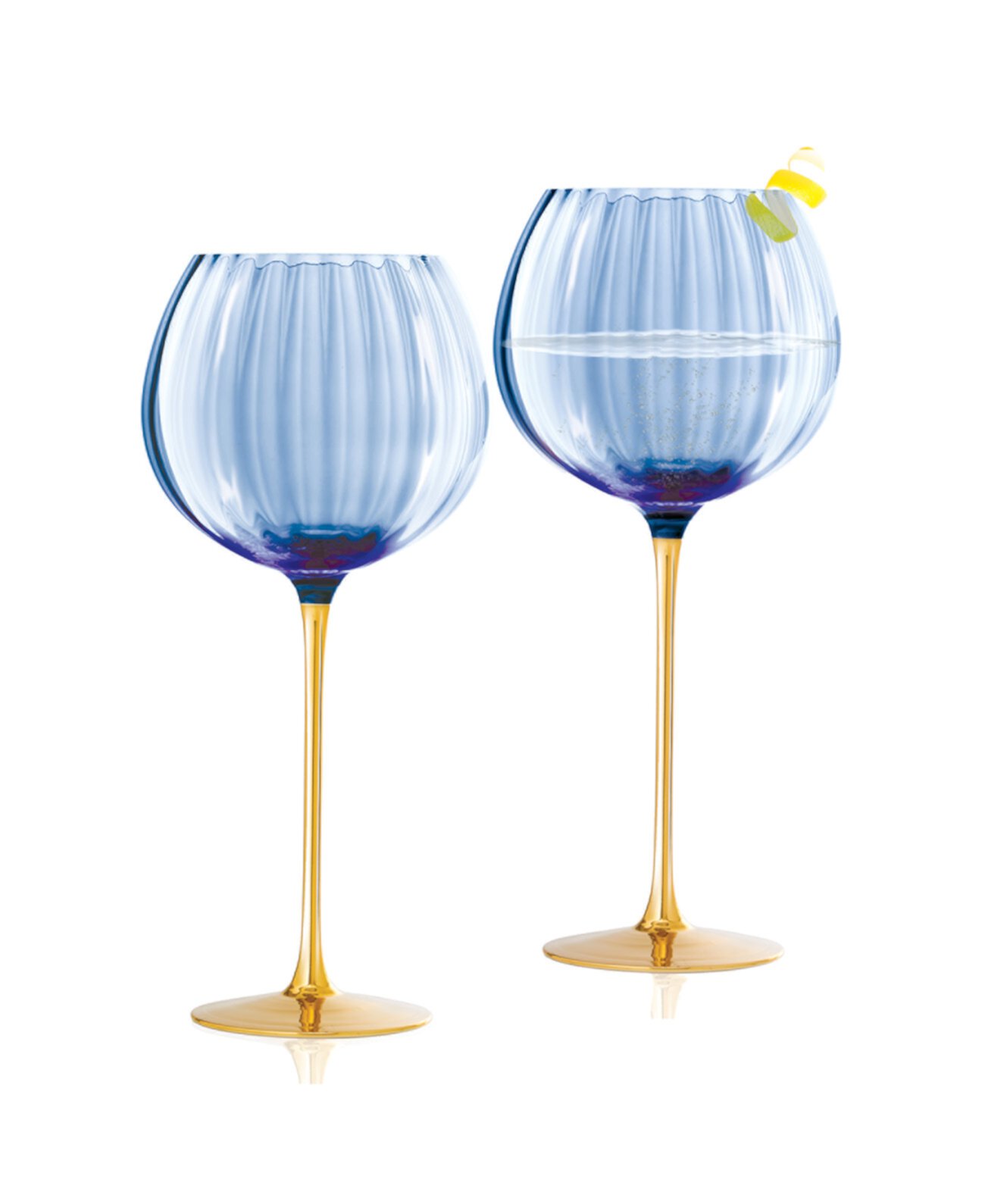 Posh Ballon Glasses, Set of 2 Qualia Glass