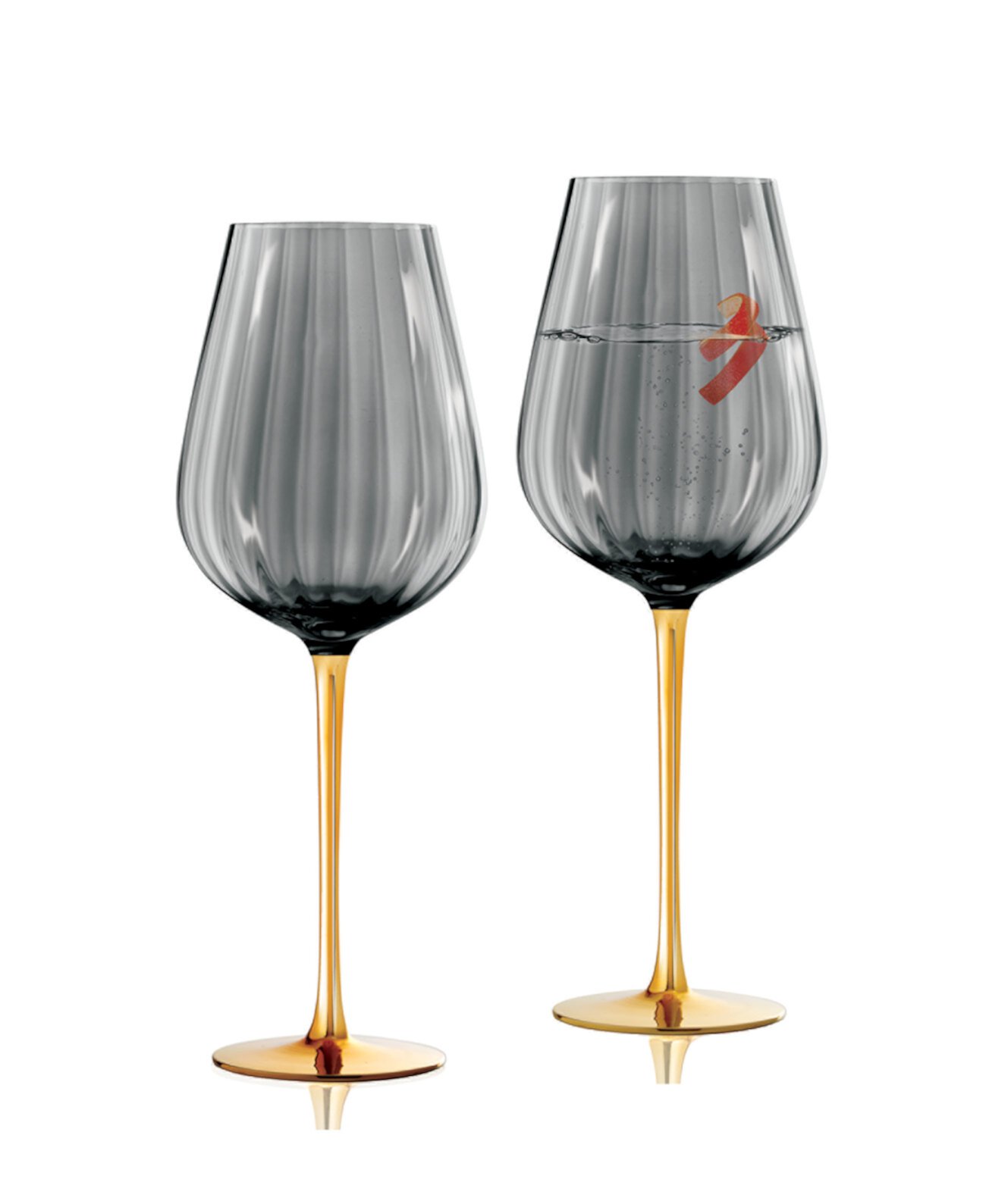 Posh All Purpose Wine Glasses, Set of 2 Qualia Glass