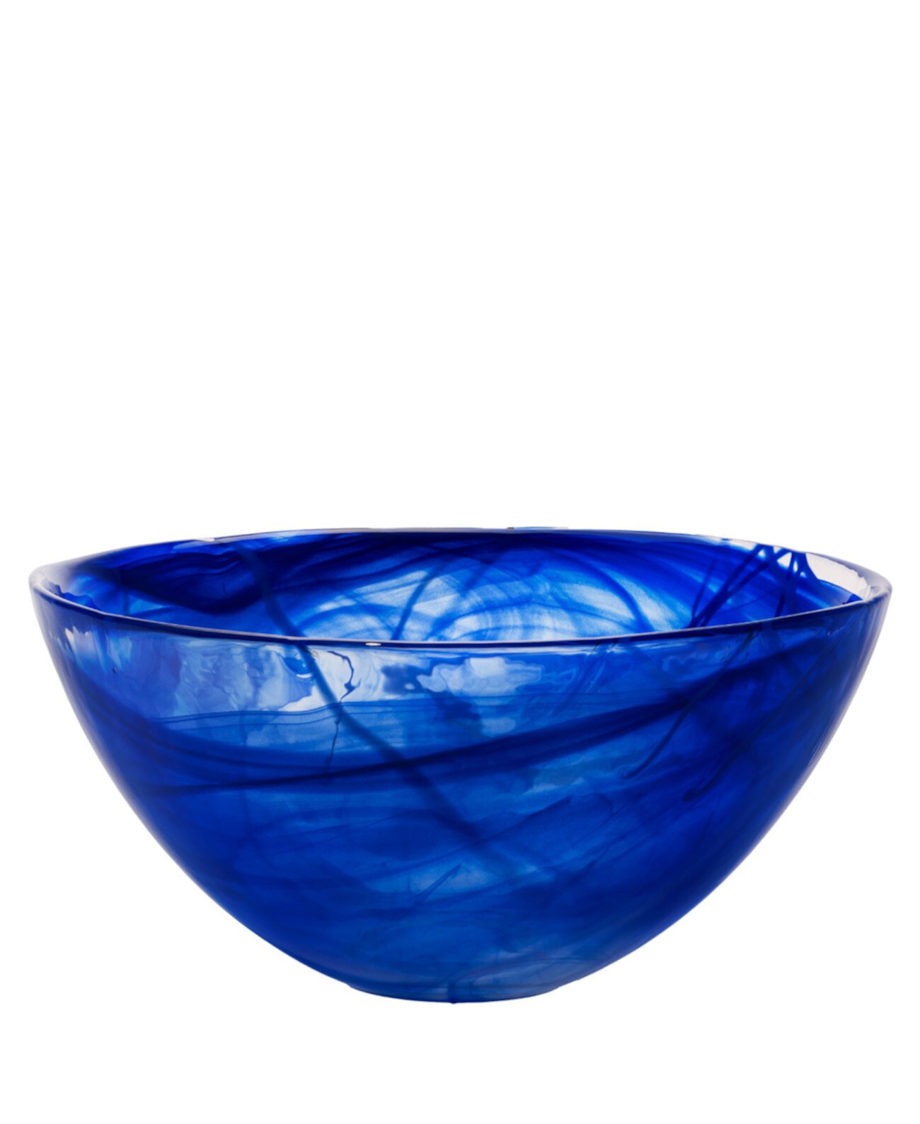 13.8” Contrast Blue Decor Bowl Kosta Boda