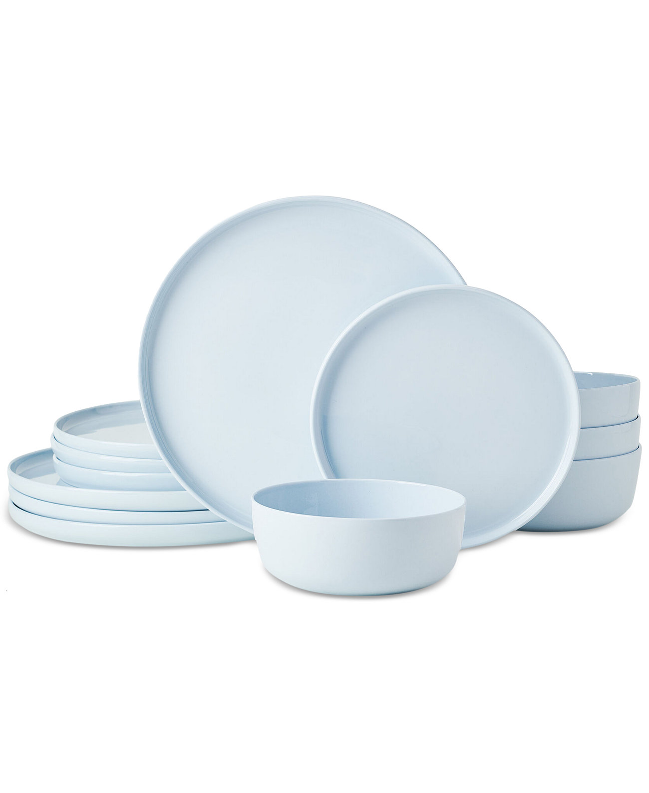 Madison Misty Blue 12 Pc. Dinnerware Set, Service for 4 MIKASA