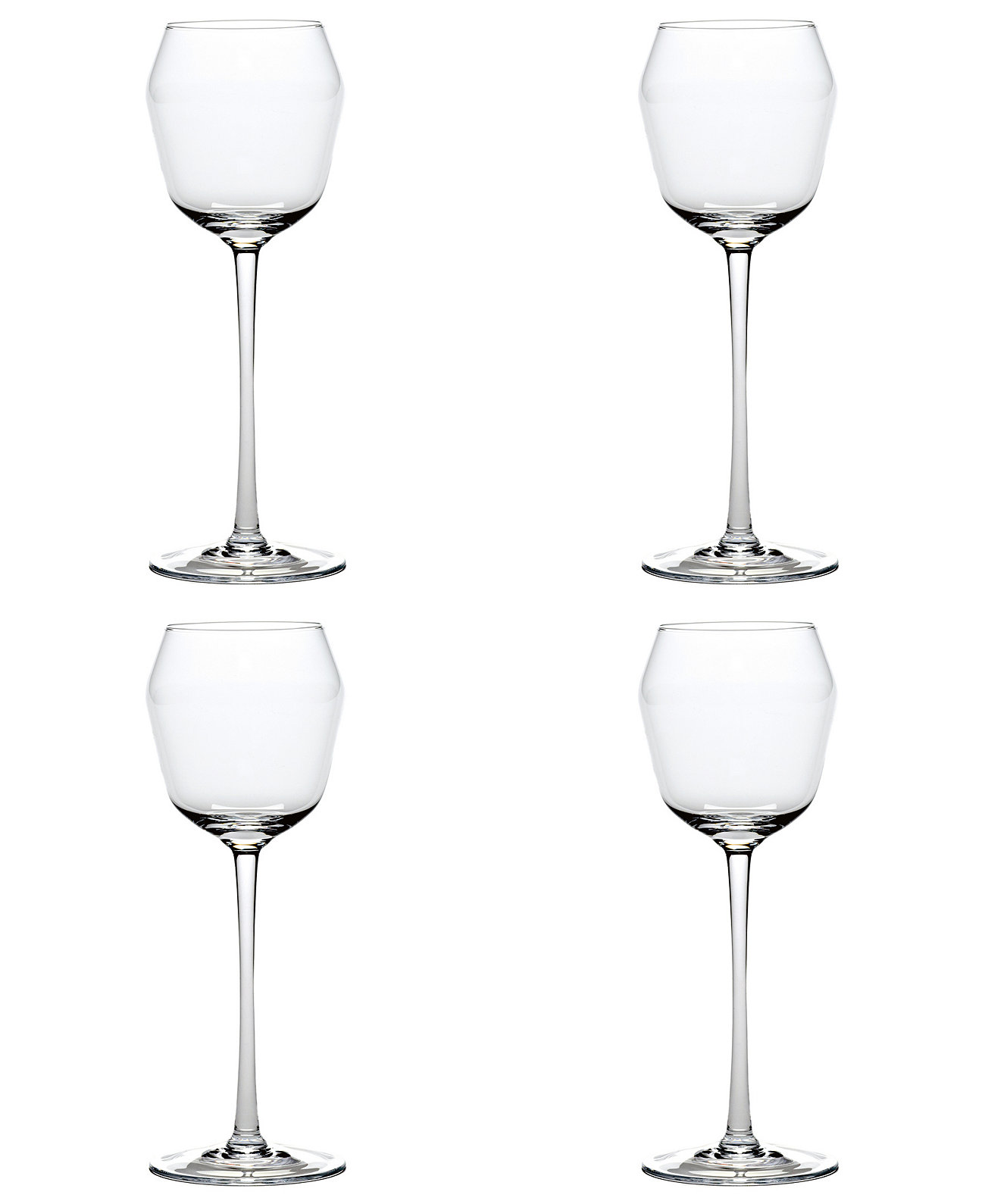 Transparent Wine Glasses, Set of 4 Serax