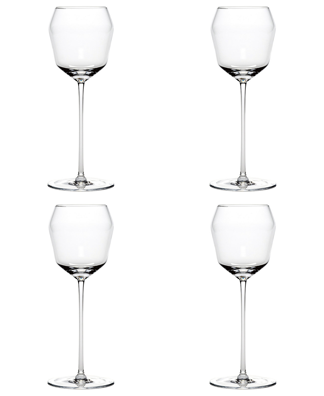 Transparent Wine Glasses, Set of 4 Serax