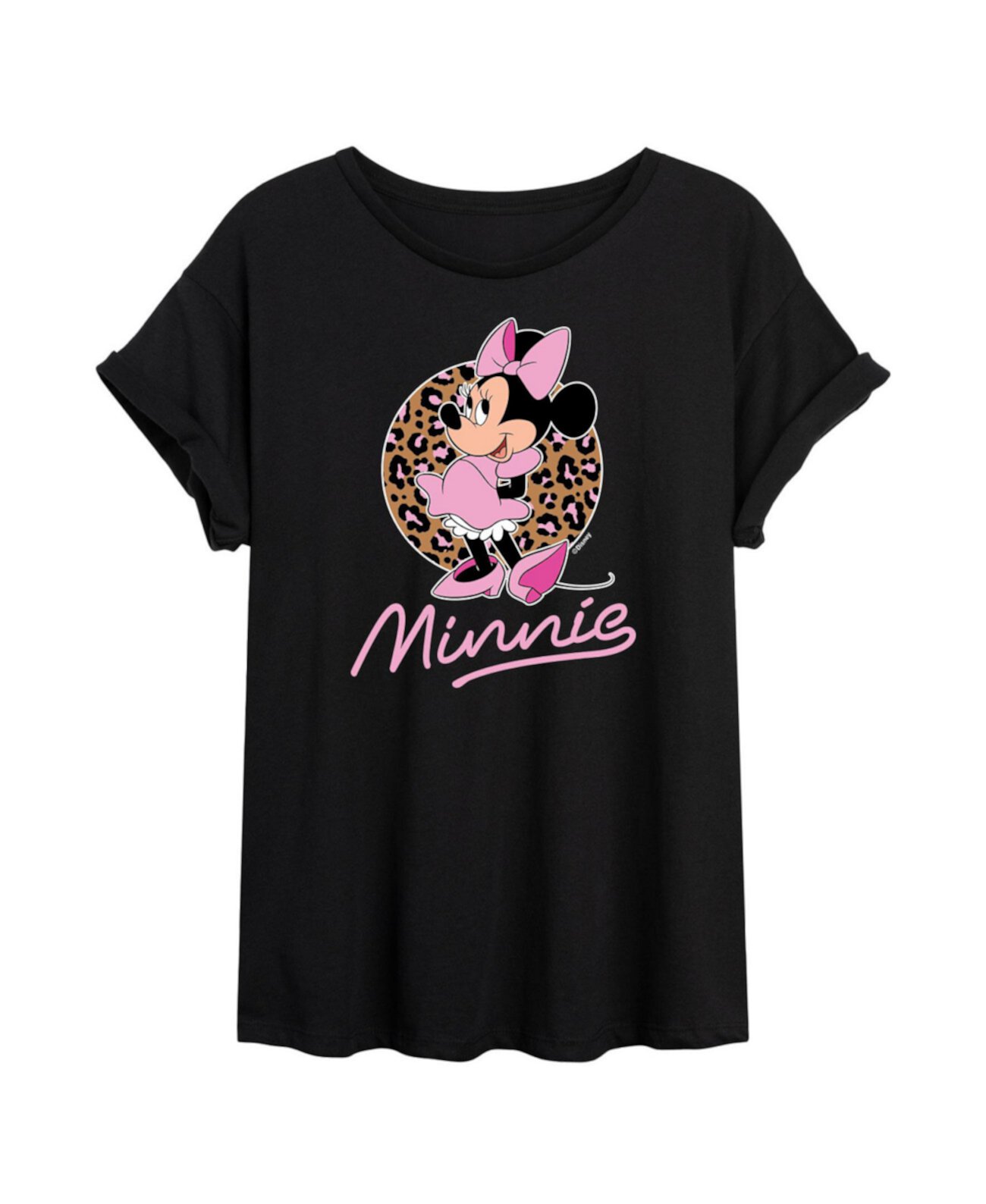 Детская Футболка Hybrid Apparel Minnie Leopard Graphic Oversized Hybrid Apparel