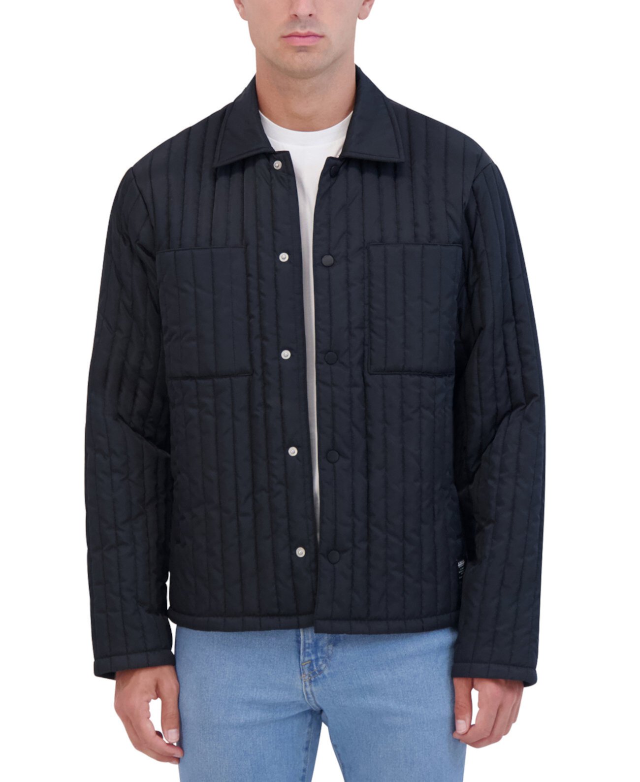 Мужской Пуховик Hudson Slim-Fit Vertical Quilted Hudson