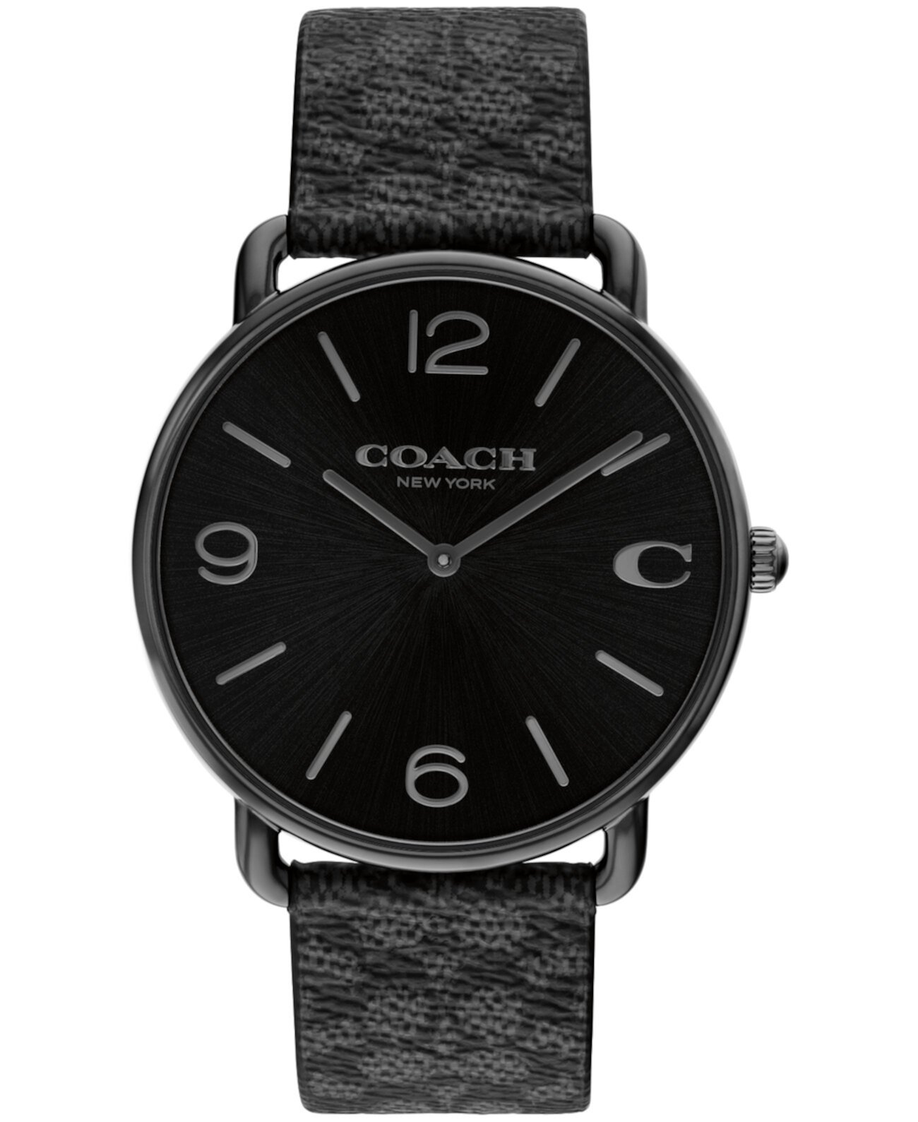 Смарт часы COACH Elliot с черным ремешком, 41 мм COACH