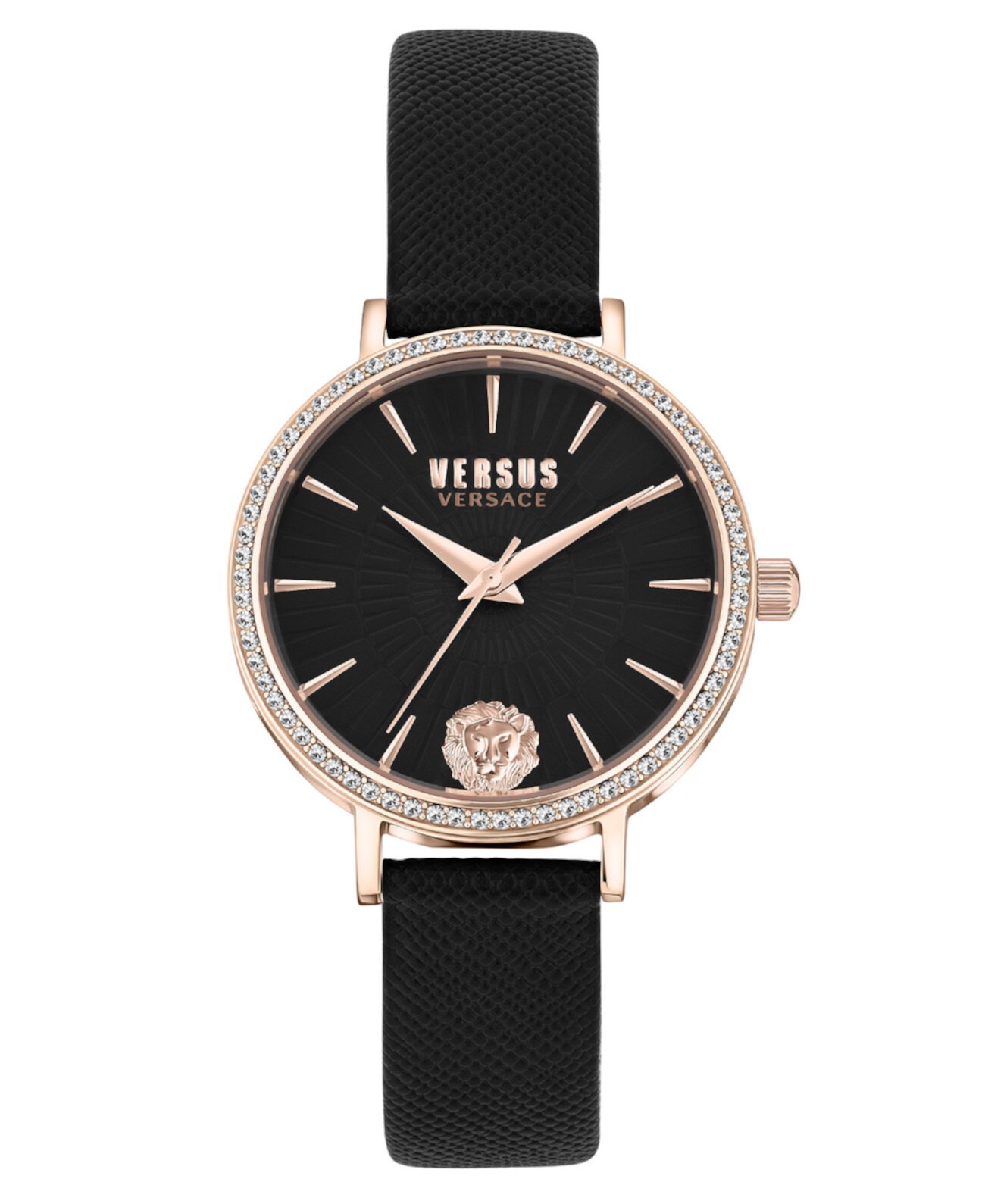 Смарт часы Versus Versace Mar Vista 34mm с черным кожаным ремешком Versus Versace