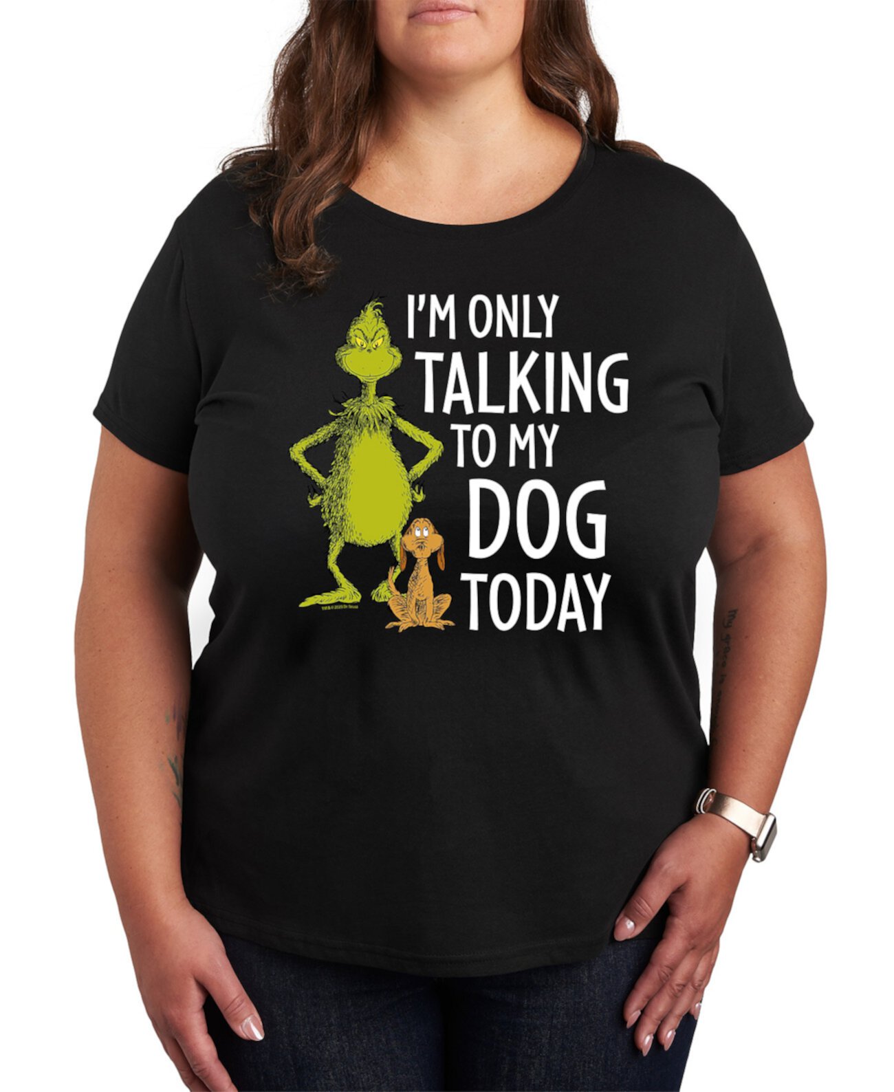  Футболка Hybrid Apparel Plus Size Grinch Dog Hybrid Apparel