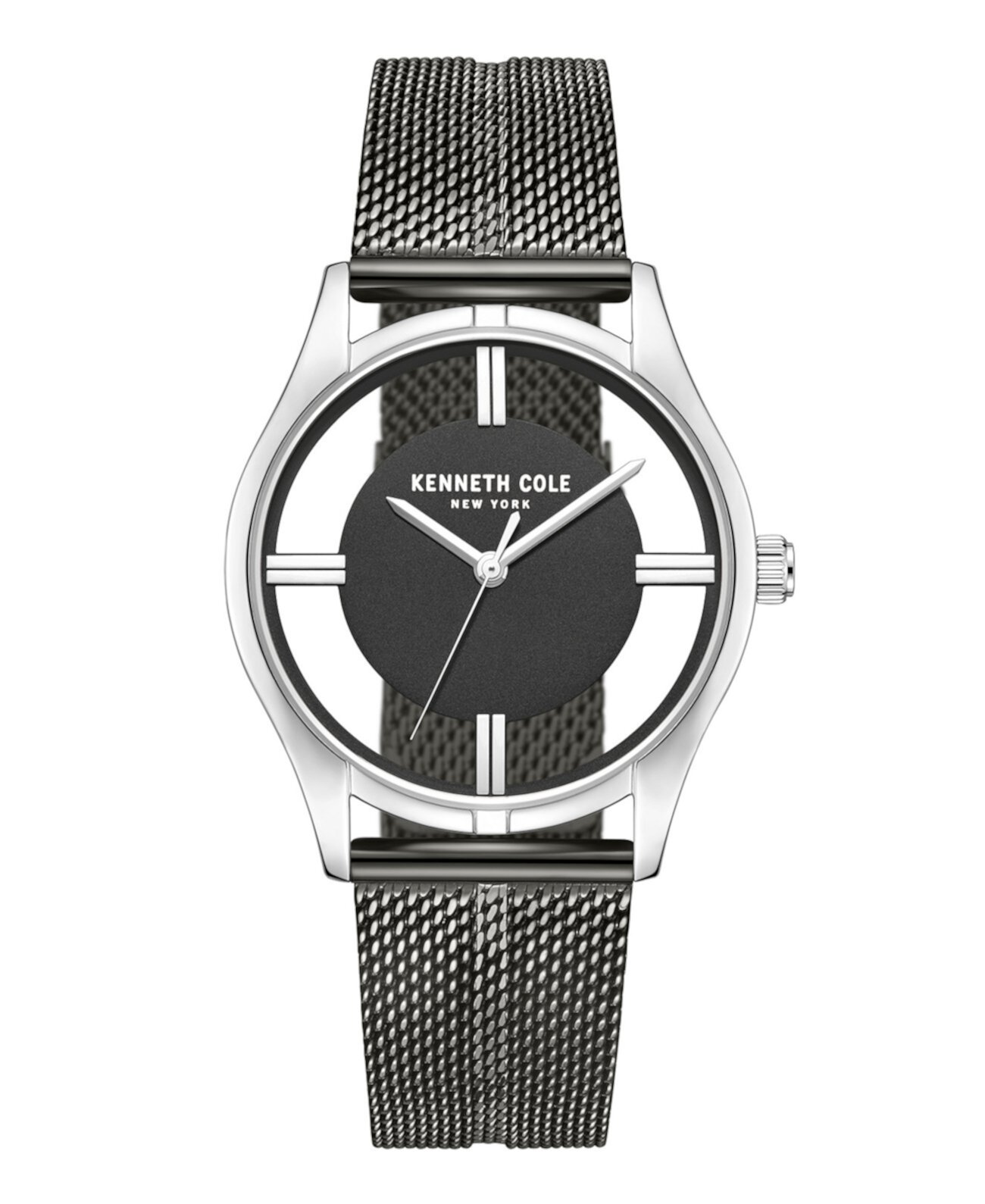 Women's Transparency Gun Stainless Steel Watch 34mm Kenneth Cole