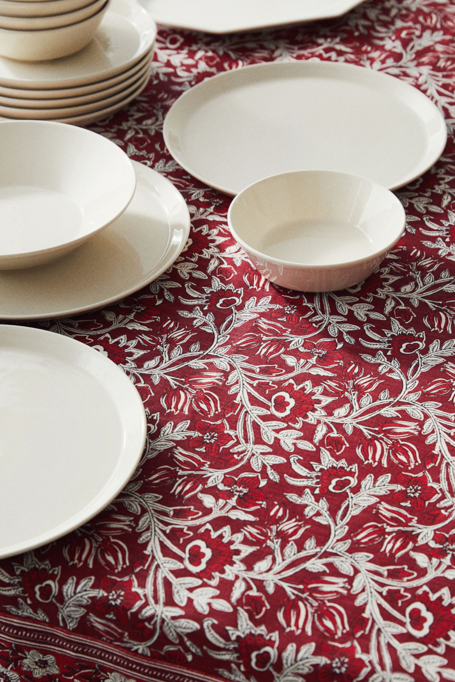 Patterned Cotton Tablecloth H&M