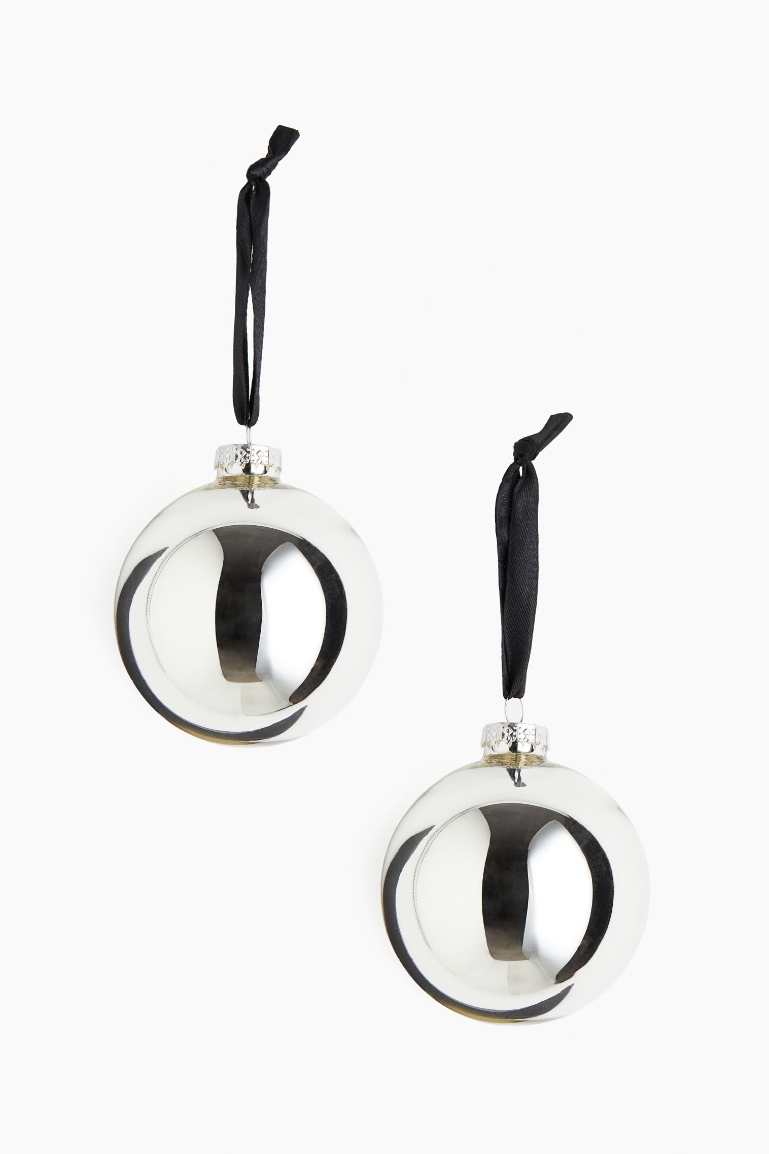 2-pack Glass Ornaments H&M