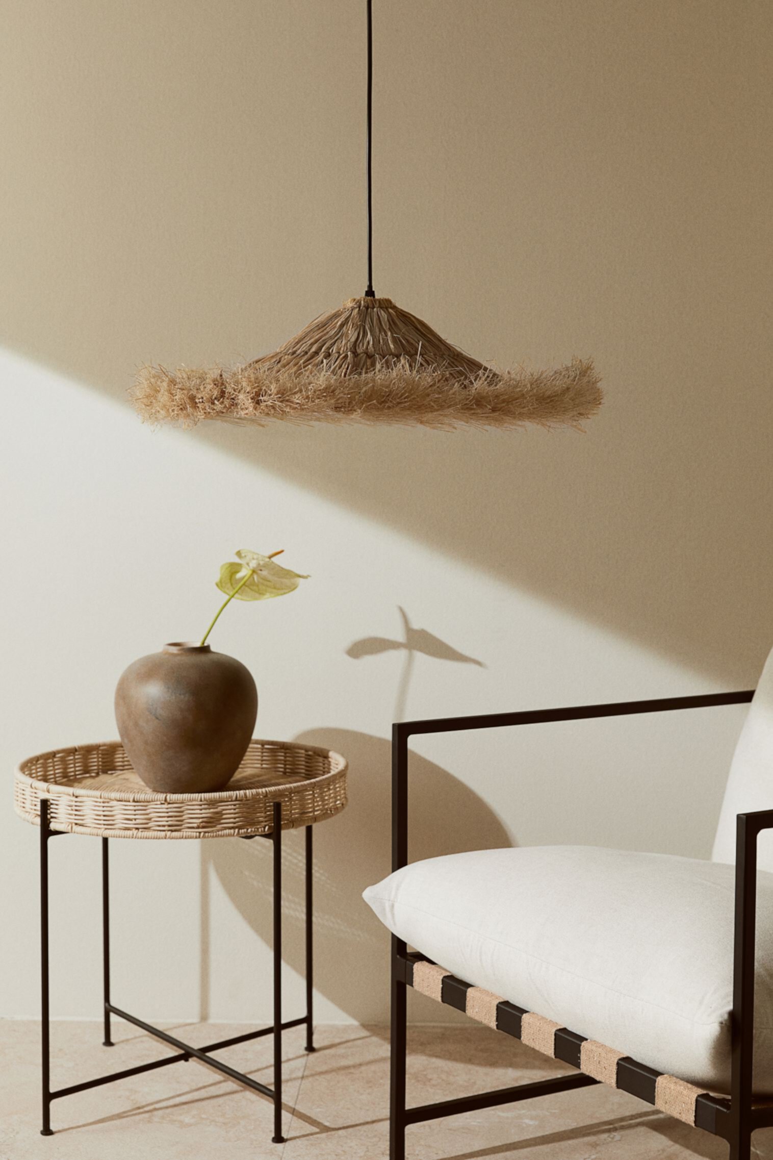 Straw Pendant Lamp H&M