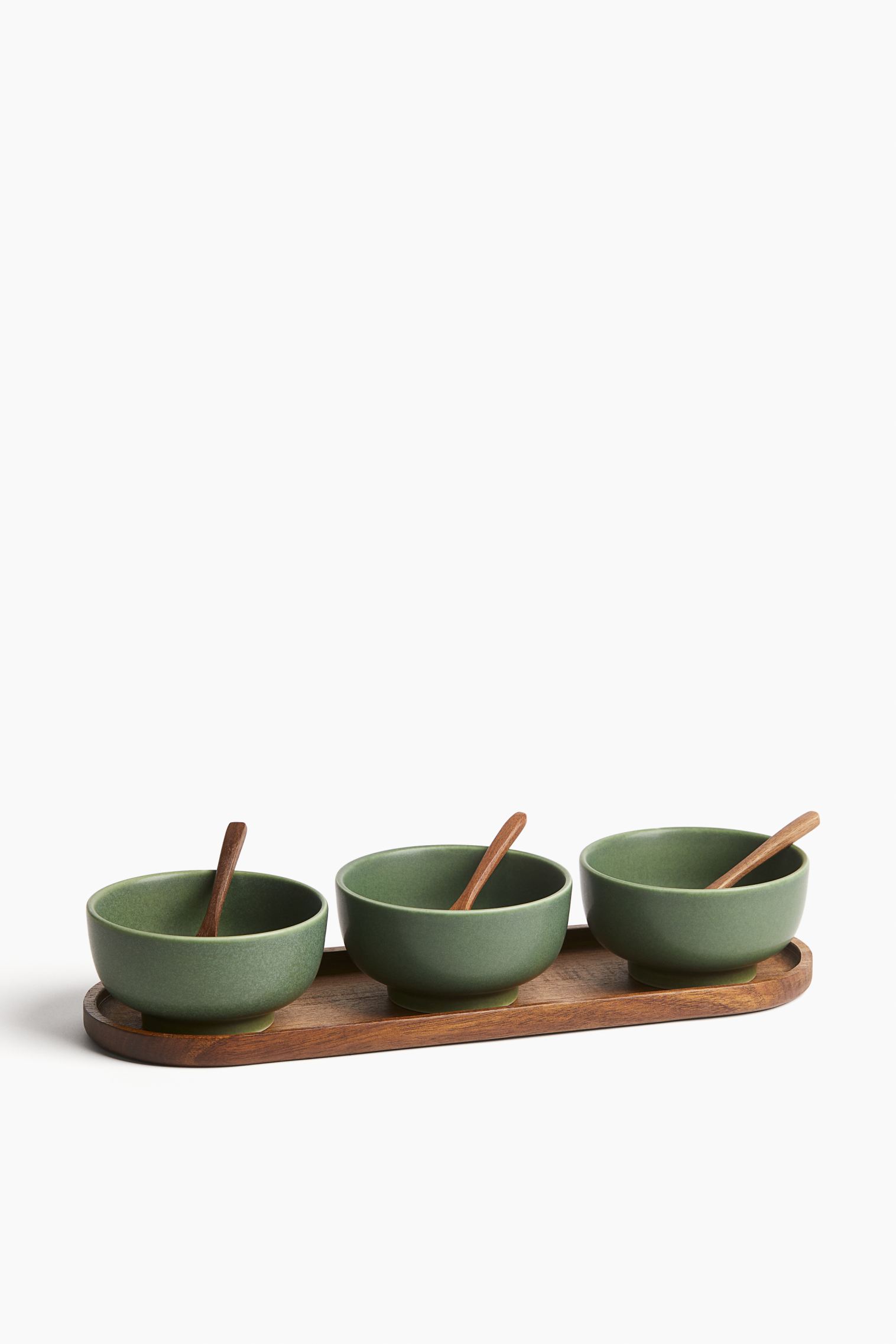 3-pack Stoneware Serving Bowls H&M