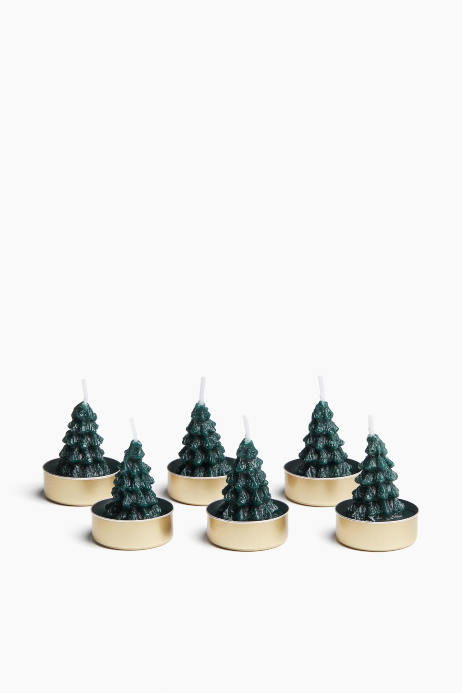 6-pack tree-shaped tealights H&M