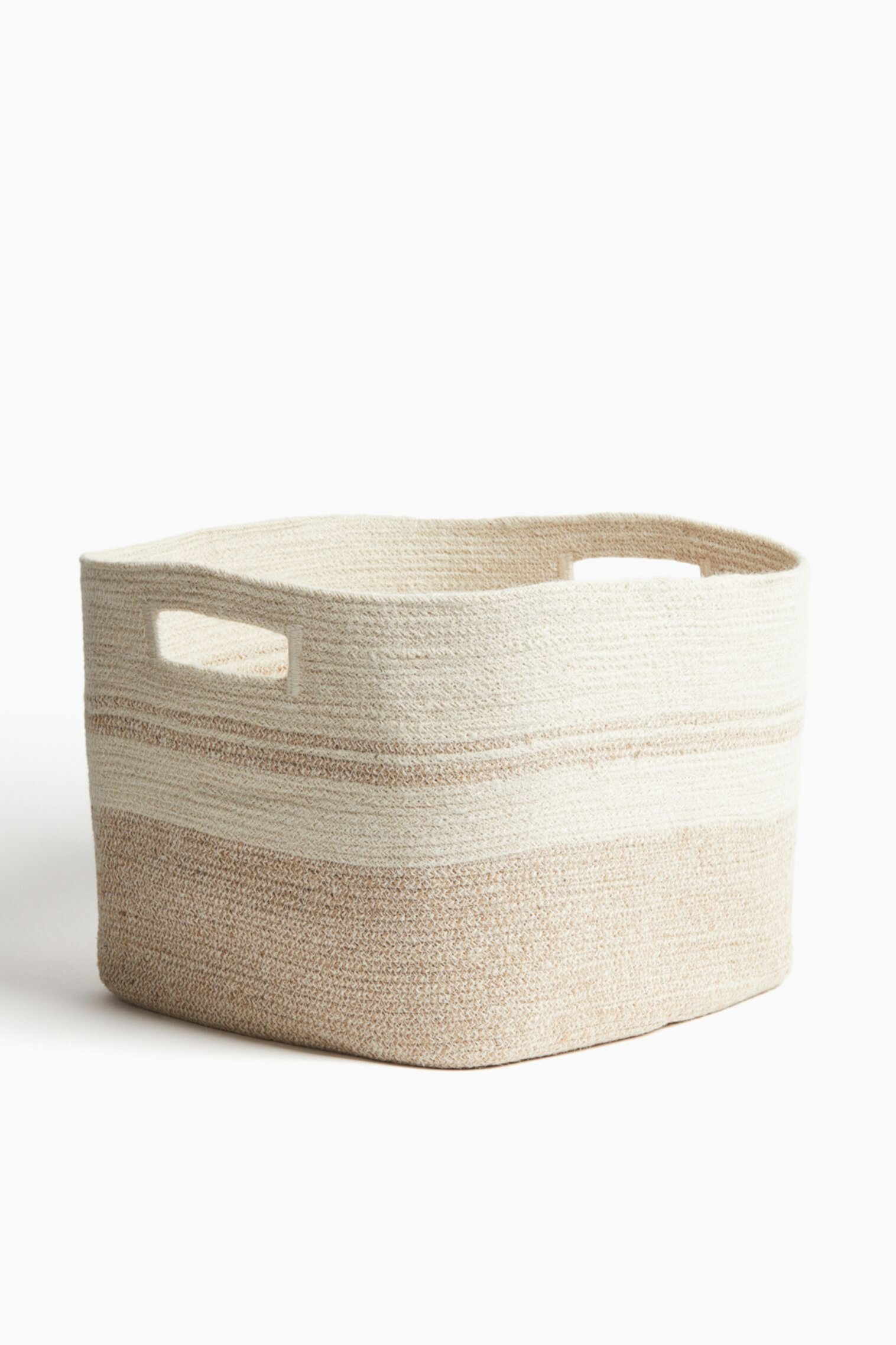 Jute Laundry Basket H&M