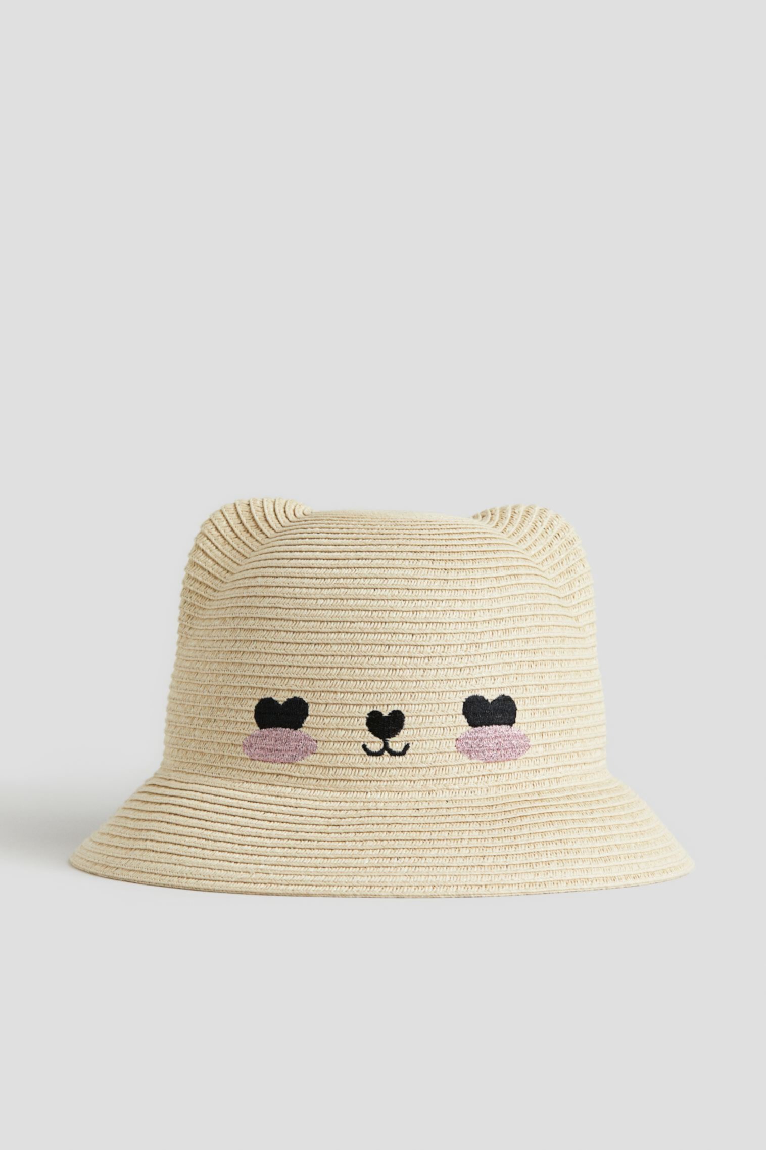 Ear-topped Straw Hat с ушками из соломки H&M