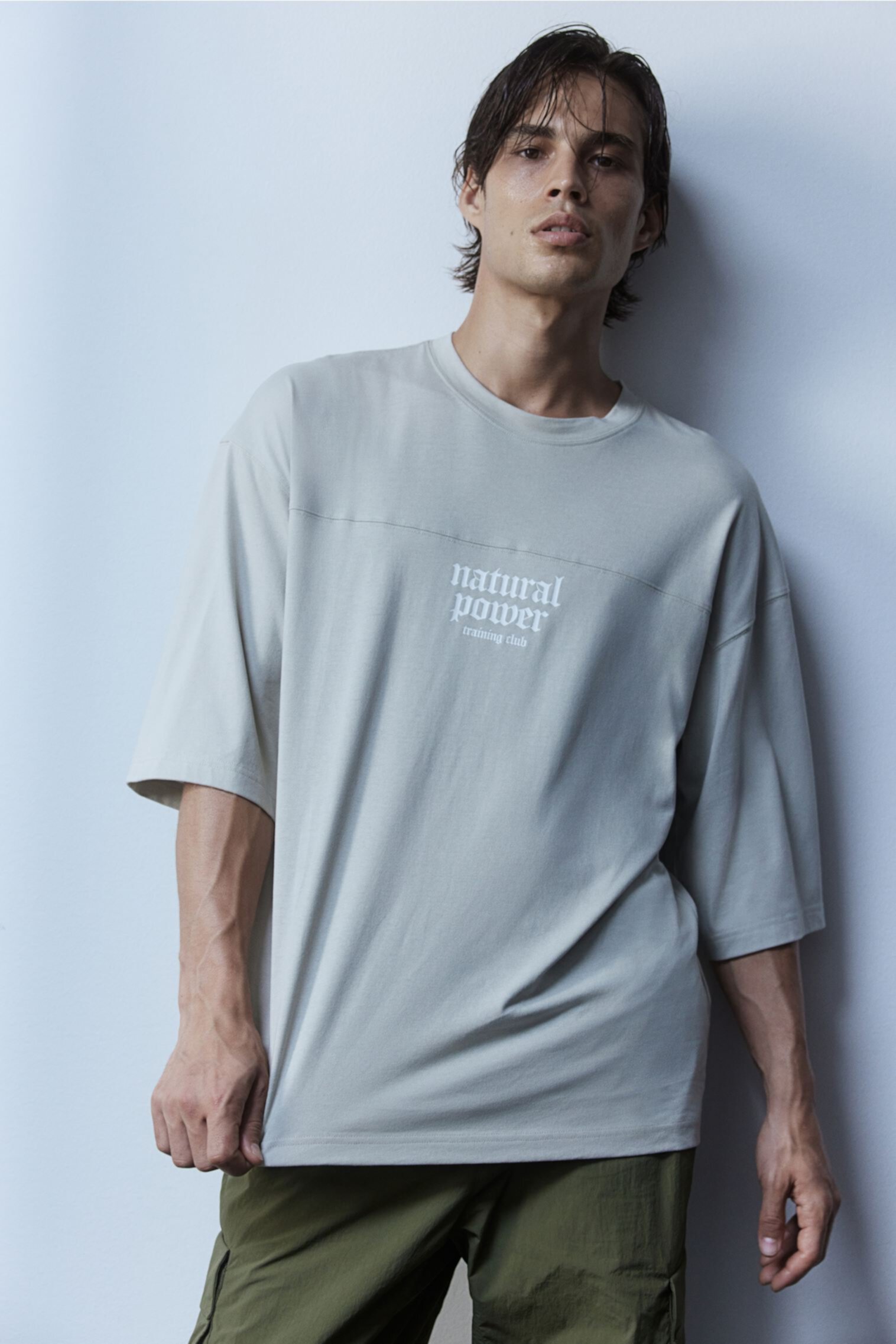 Мужская Футболка H&M Oversized Fit Sports Shirt в DryMove™ H&M