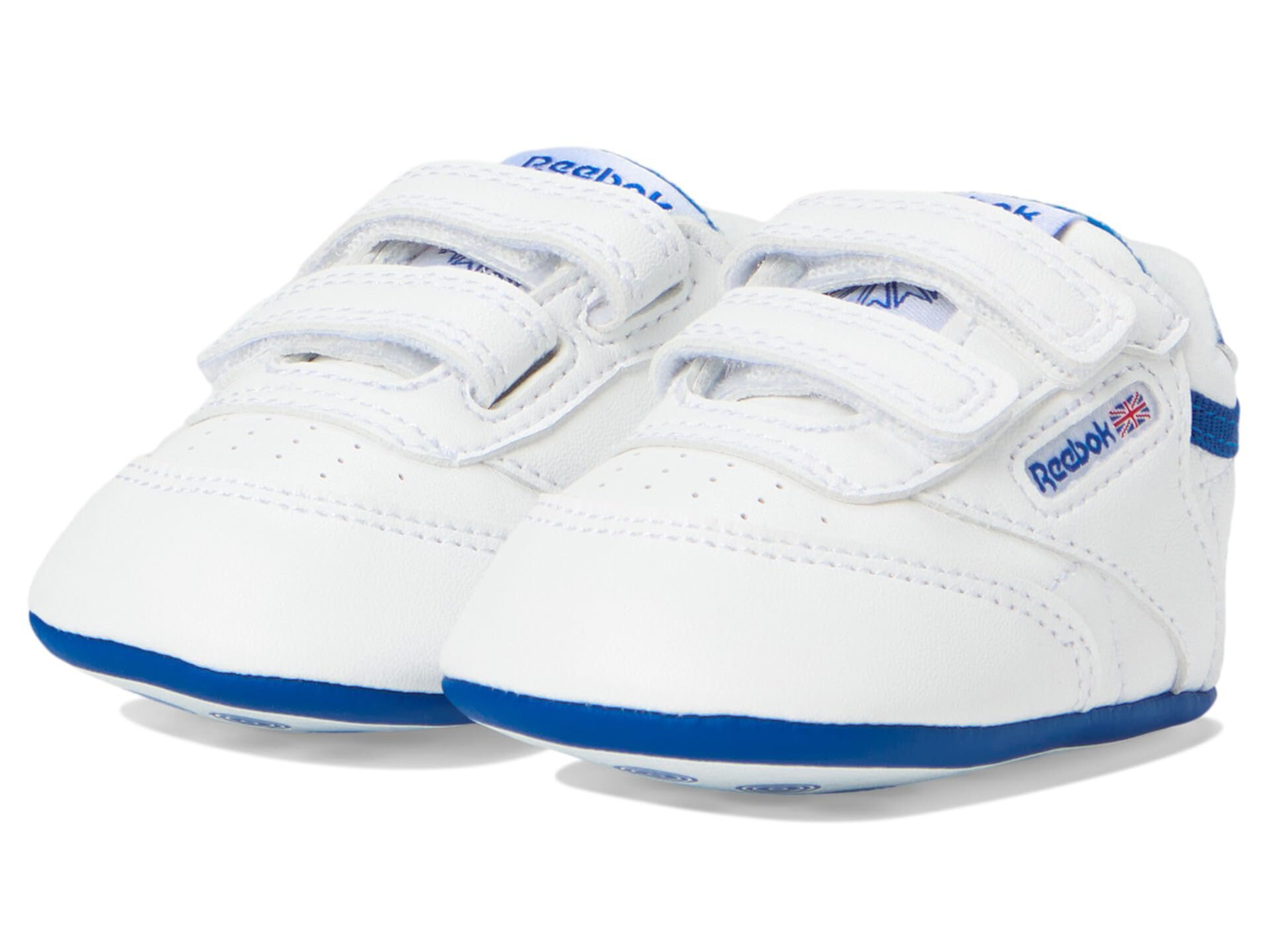 Кожаные кроссовки Reebok Kids Club C Crib для младенцев с мягкой стелькой Reebok Kids