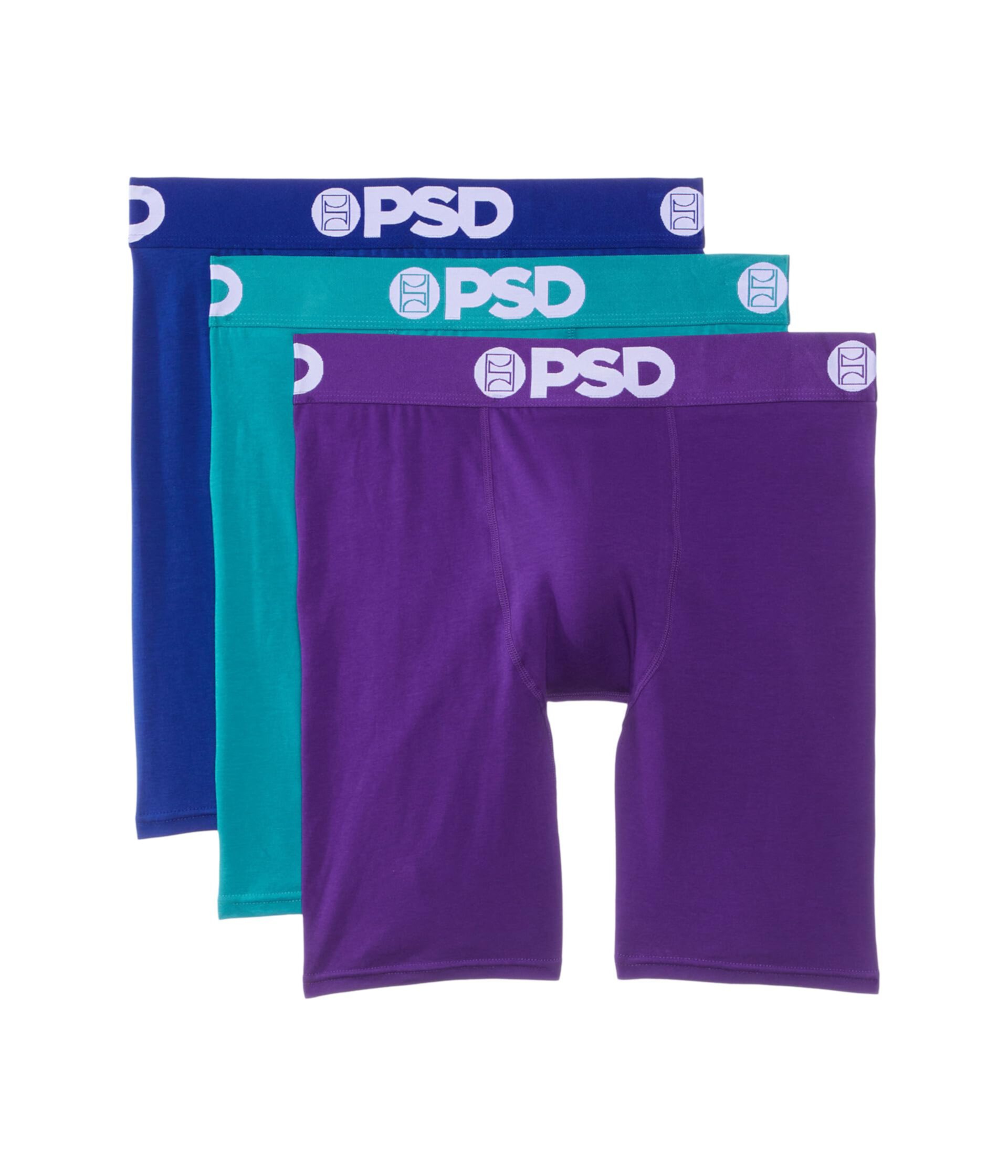 Мужские Трусы PSD Dark Mystic Cotton 3-Pack PSD