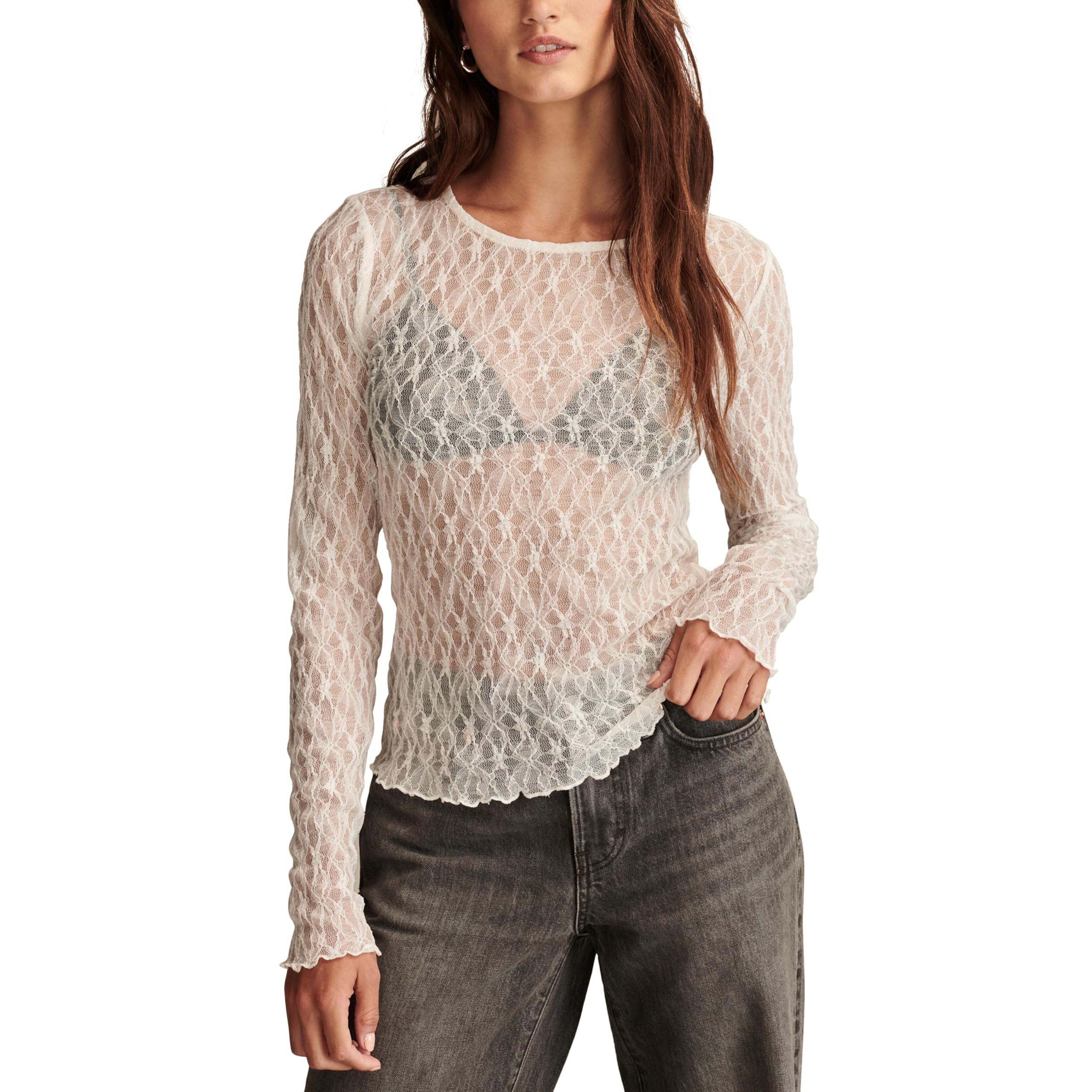 Lace Layering Top Lucky Brand