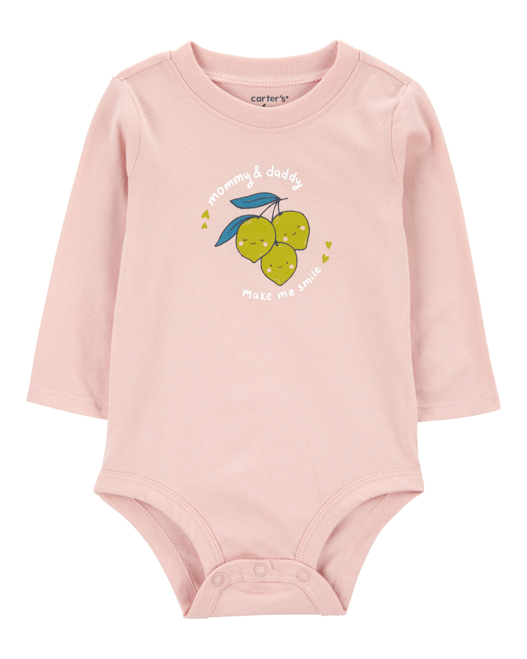 Детские Боди Carter's Baby Lemons Mommy & Daddy Long-Sleeve Carter's