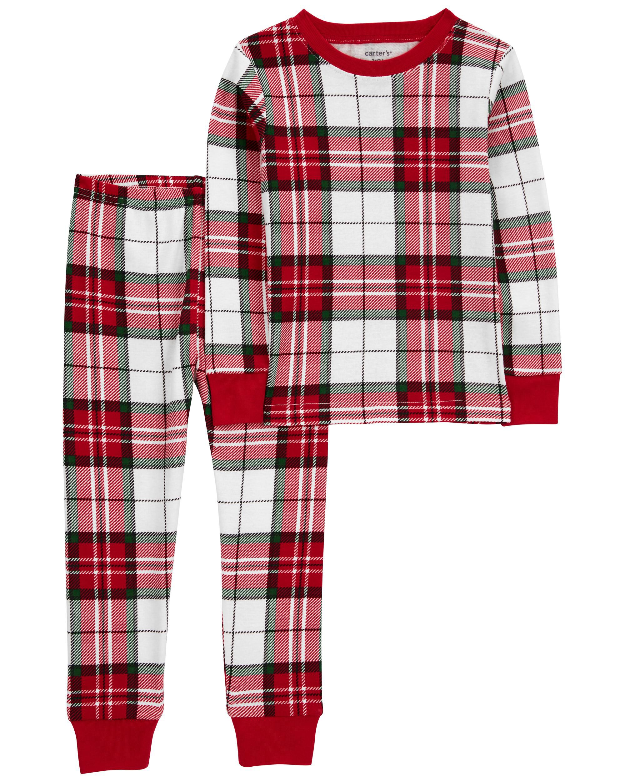 Детские Пижамы Carter's Baby 2-Piece Plaid 100% Snug Fit Cotton PJs Carter's