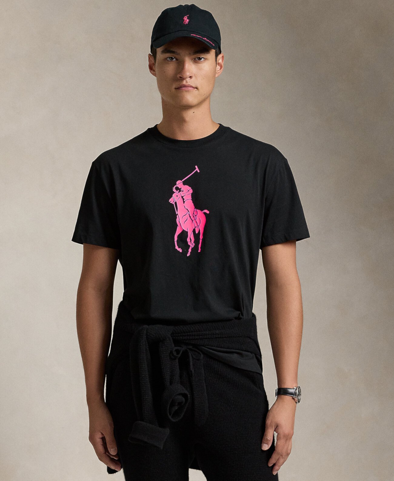  Футболка Polo Ralph Lauren Pink Pony Classic-Fit Polo Ralph Lauren