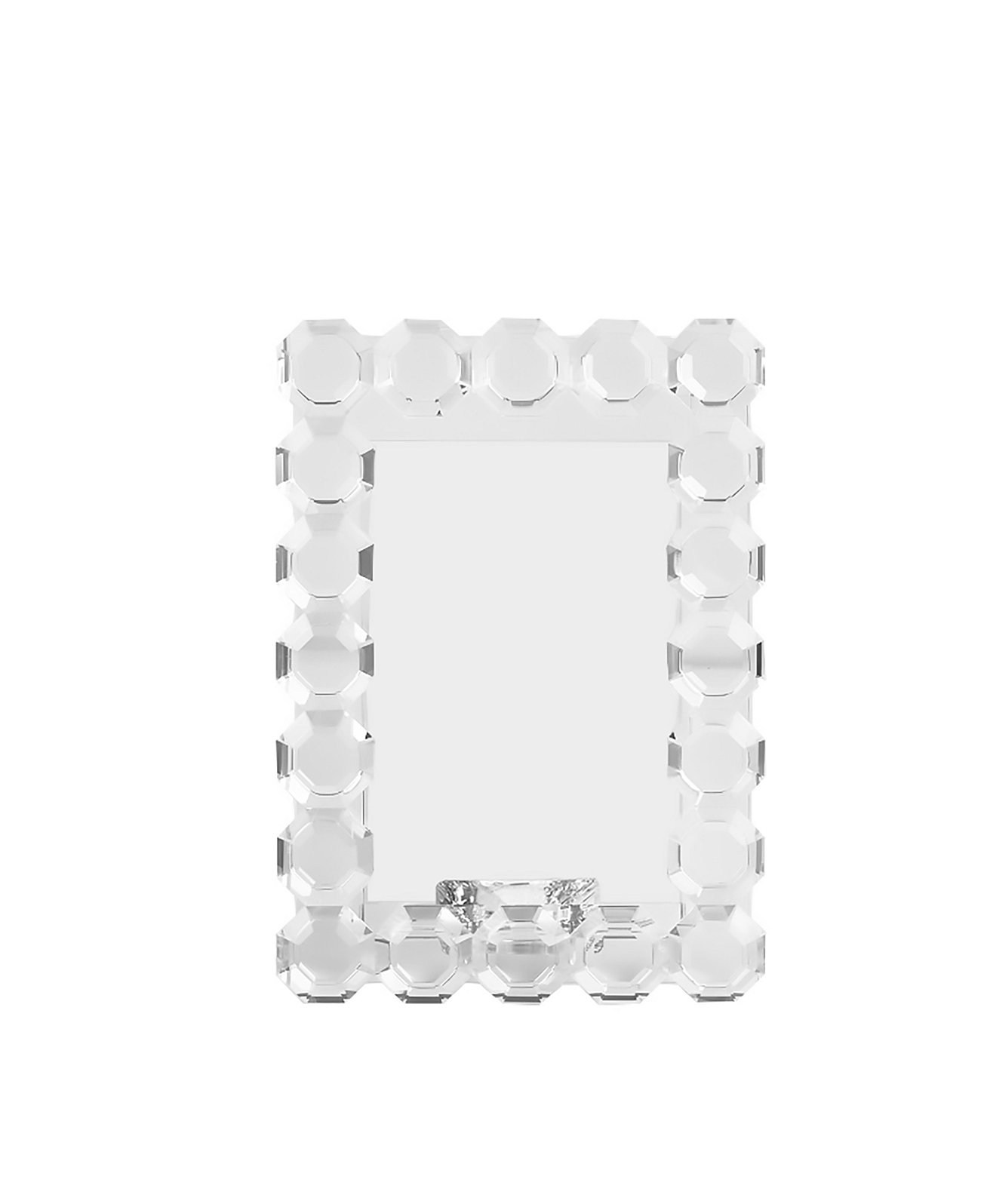 Octagon Crystal Picture Frame, 4'' x 6'' Lainy Home