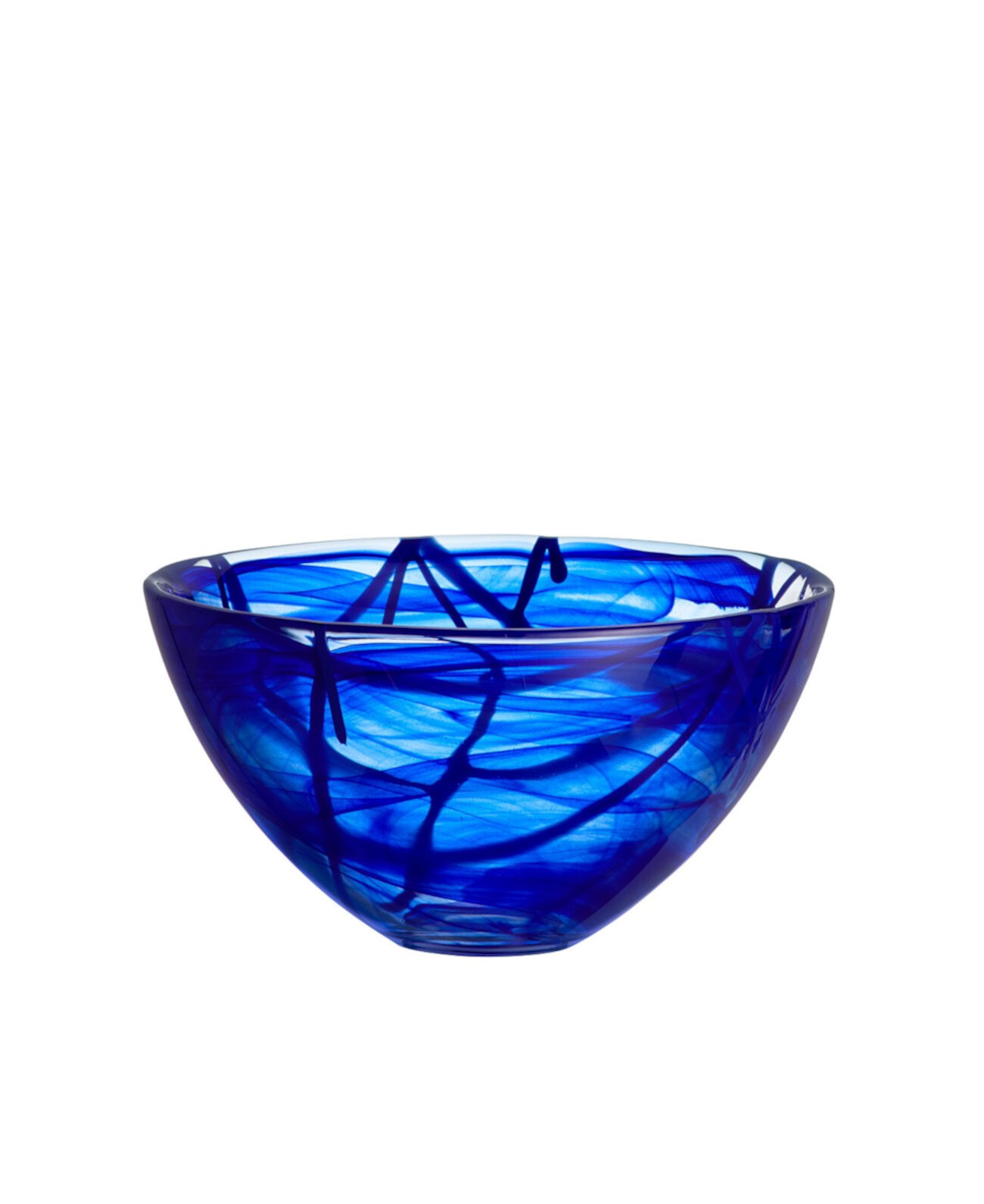 9.1" Contrast Blue Decor Bowl Kosta Boda