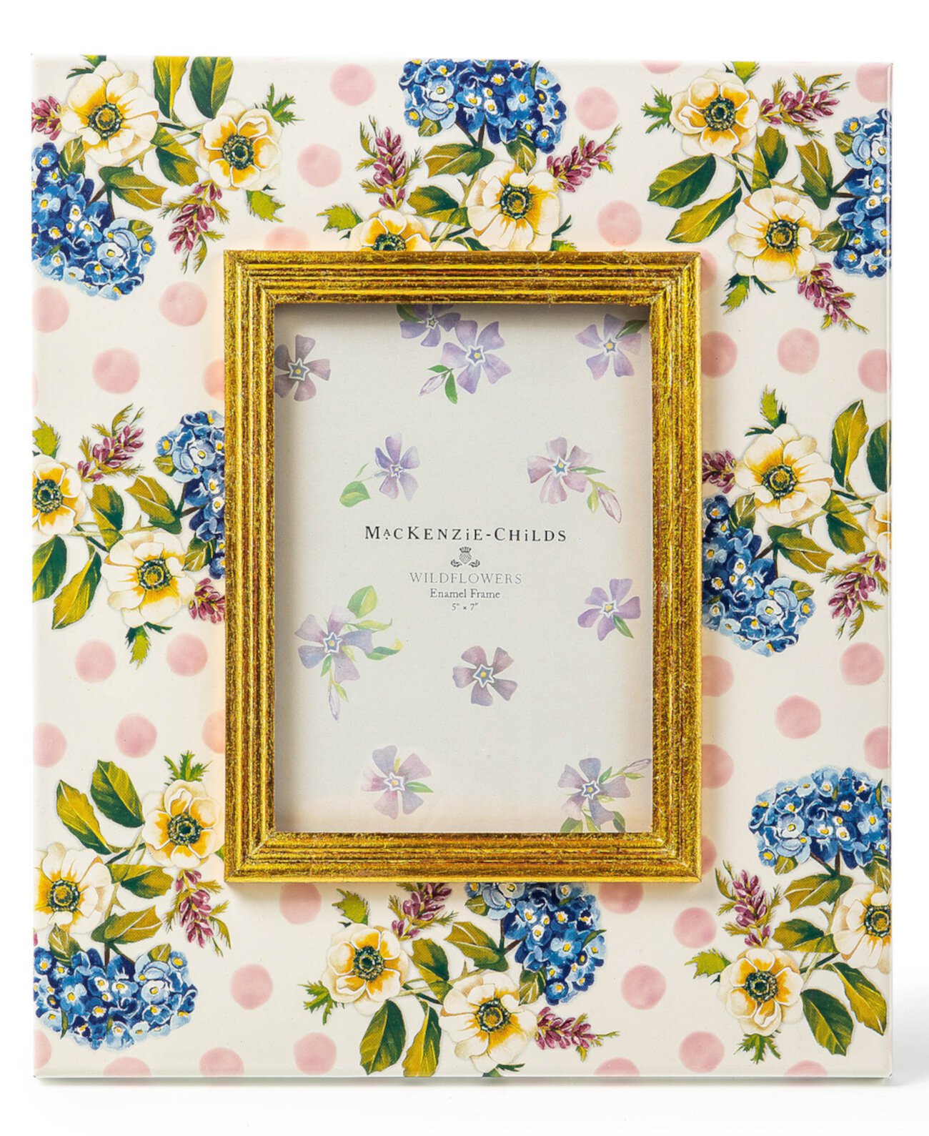 Wildflowers Pink Frame, 5" x 7" MacKenzie-Childs