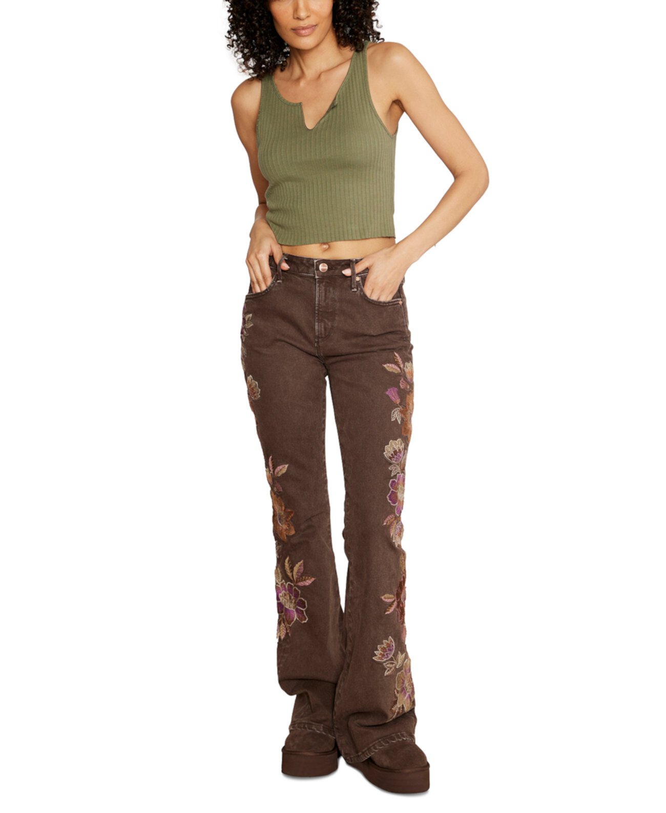 Женские Джинсы bootcut Driftwood Farrah вышитые Driftwood