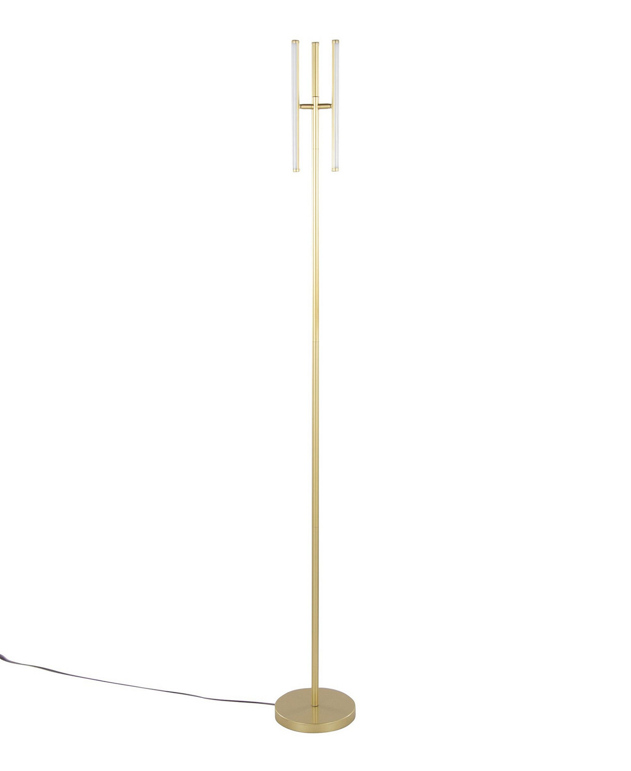 65" Metal Icicle Swivel Floor Lamp Lumisource