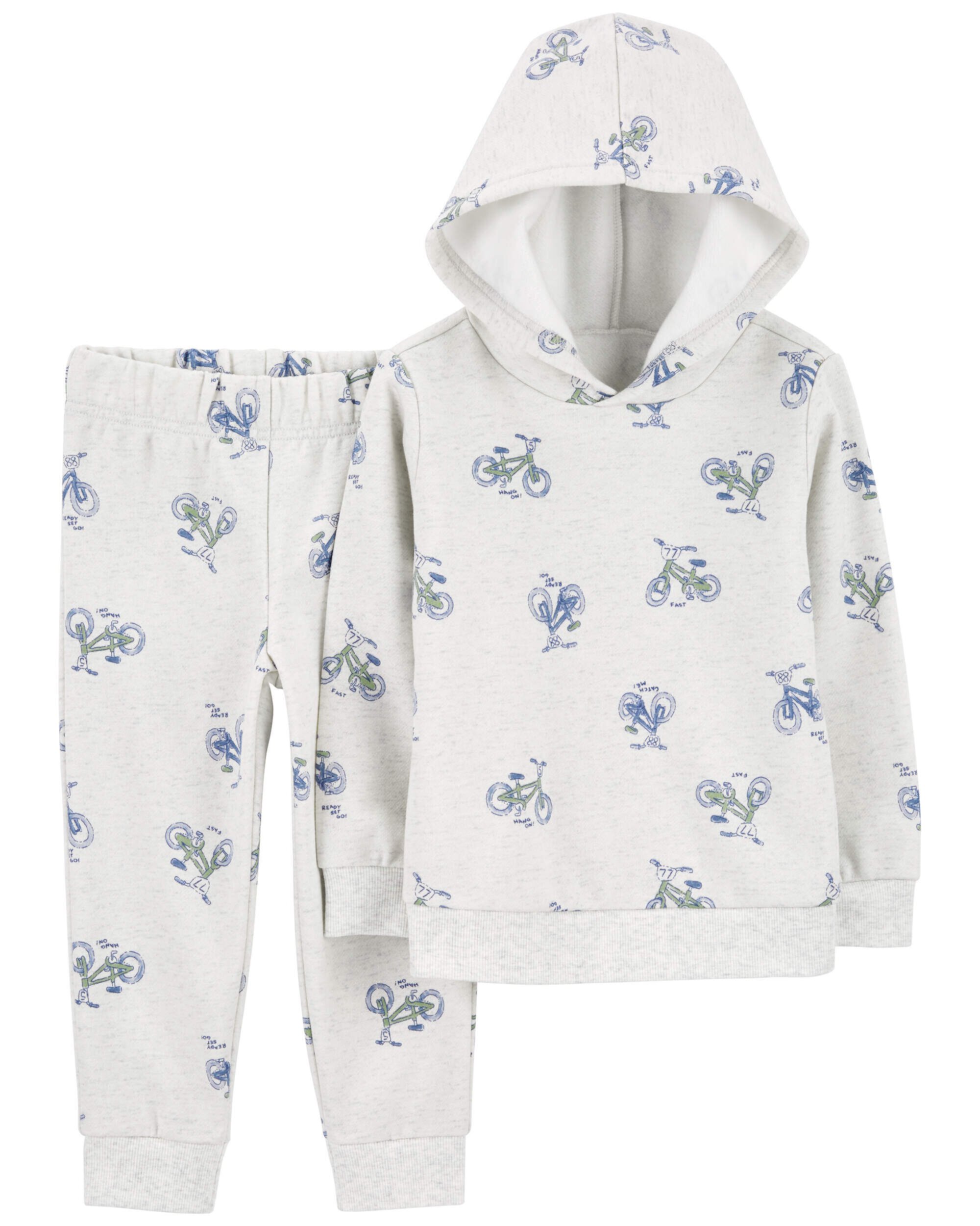 Детский Комплект Одежды Carter's Baby 2-Piece Bicycle Fleece Pullover & Pull-On Pant Set Carter's